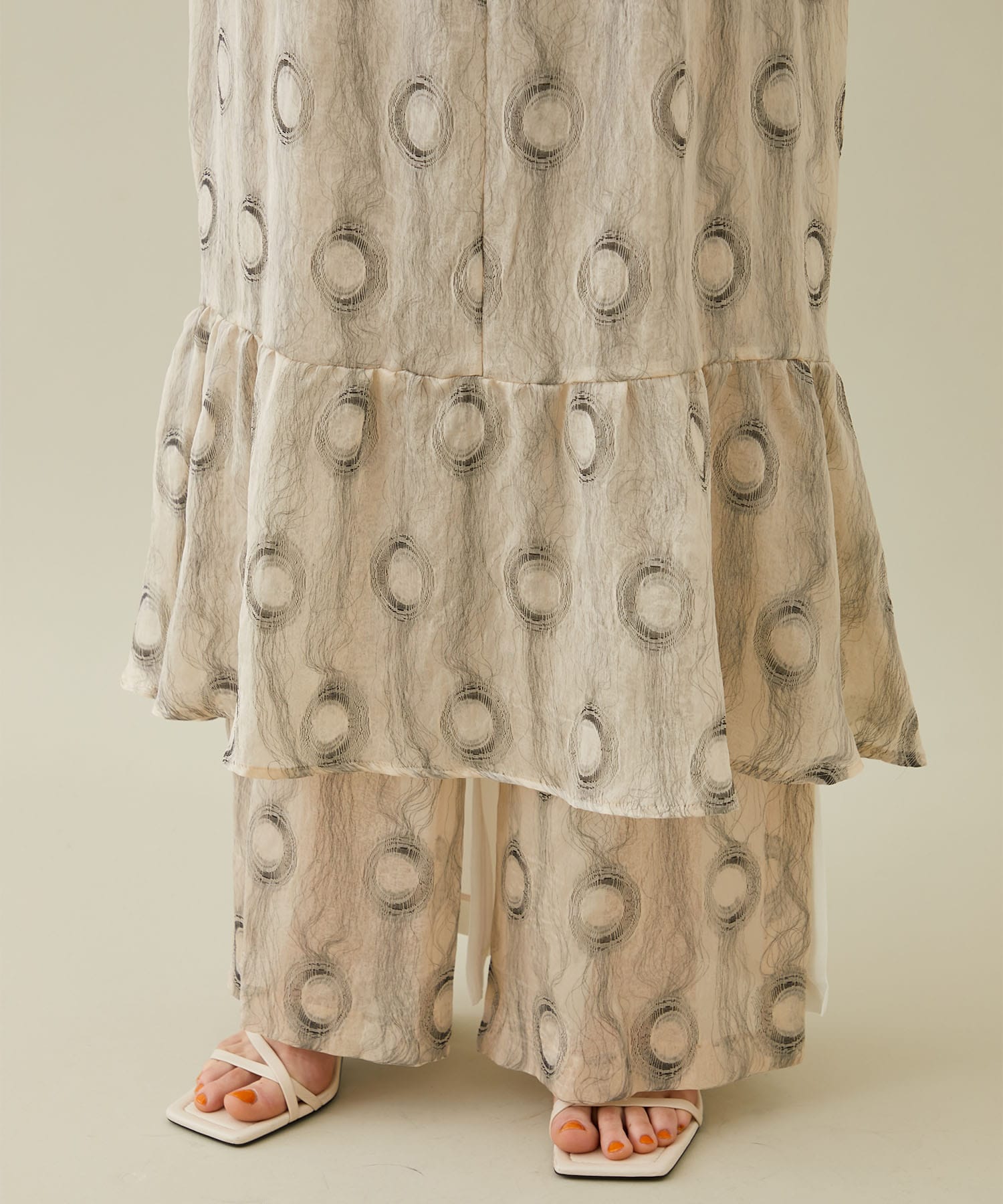 Lautashiラウタシー♡moon jacquard 2WAY dress-