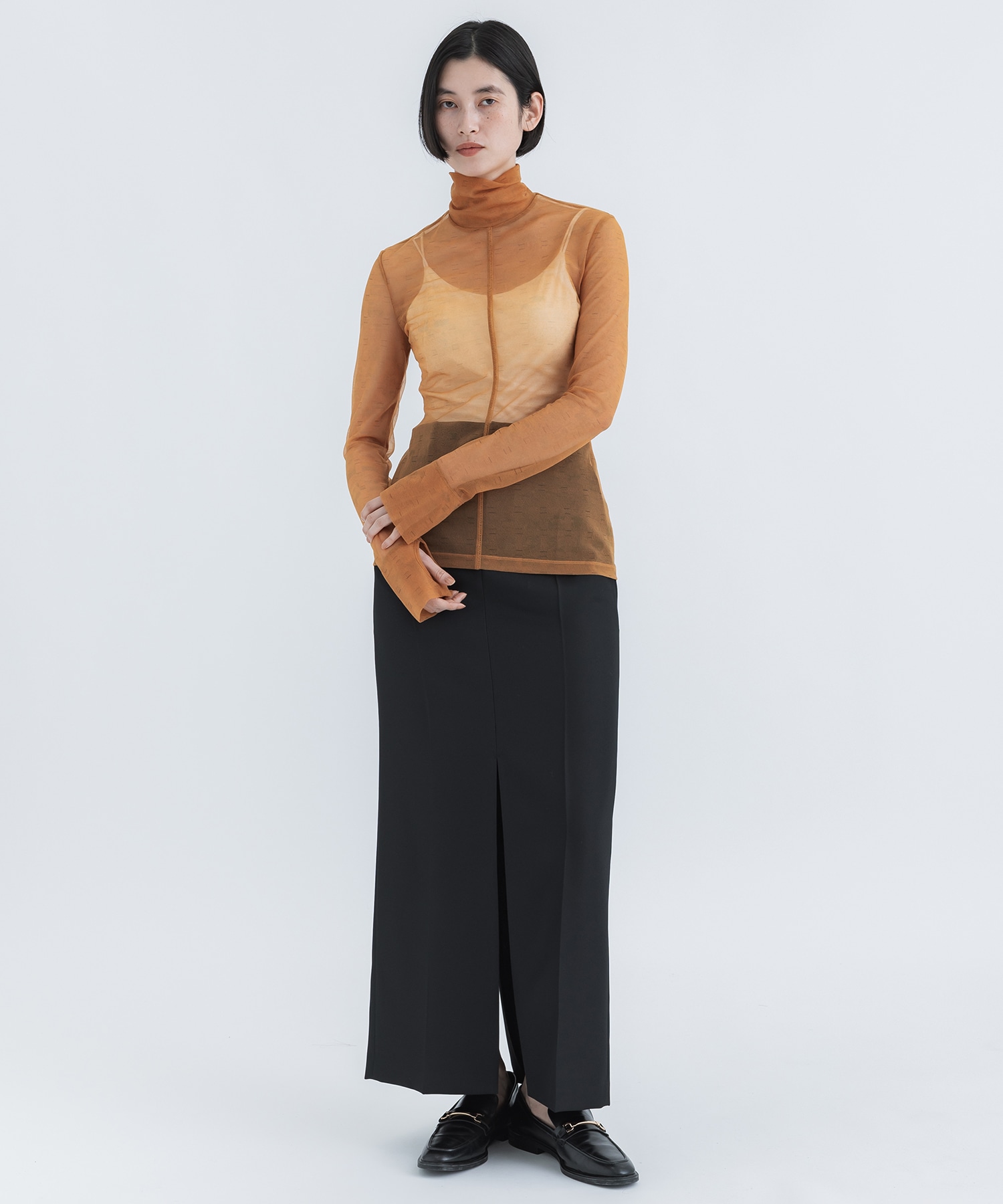 Sheer Tie Front Top – USA KOOKAÏ