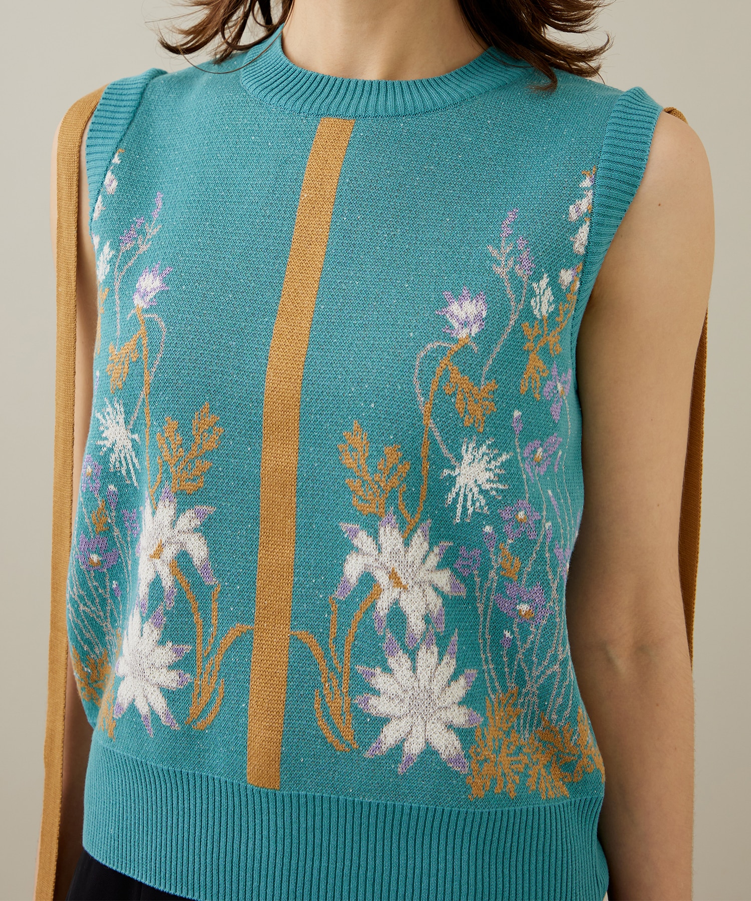 刺繍サービス バッティング手袋 murral 23ss Garden flower knit