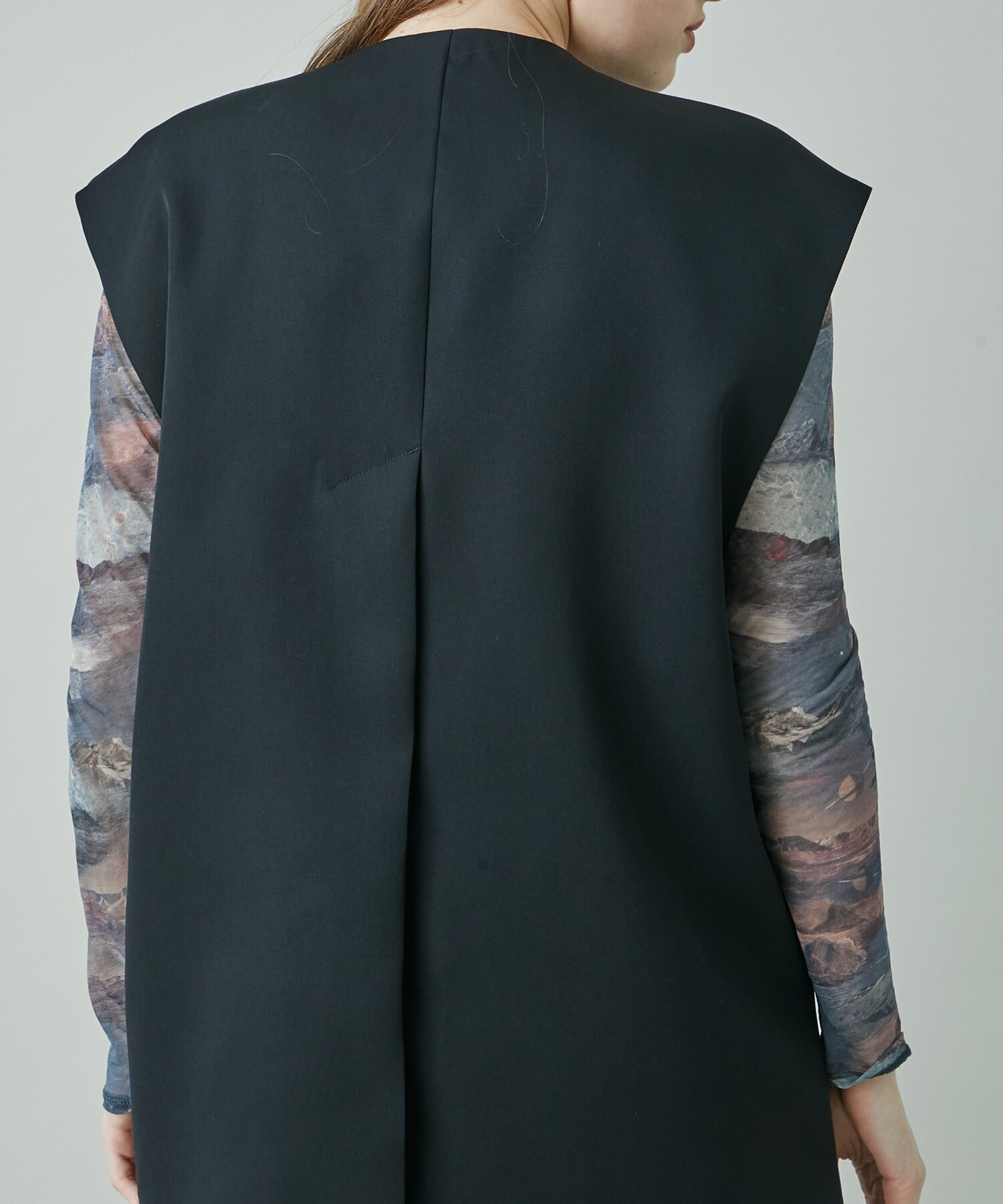 Paper wool sleeveless jacket 08sircus