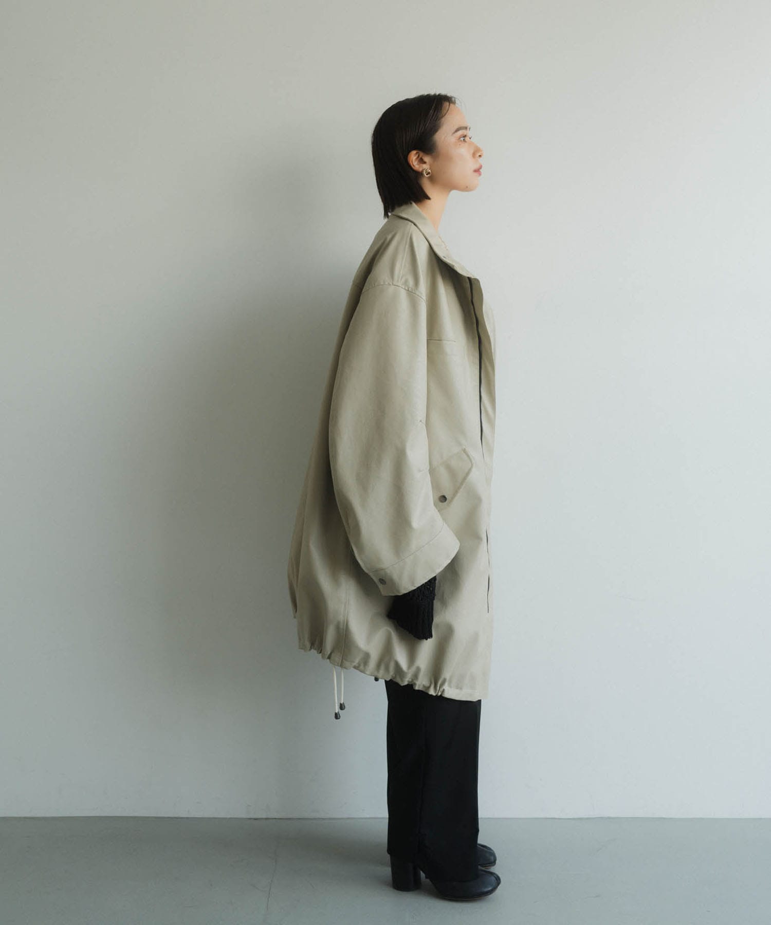 大人気定番商品 label jacket/sandbeige leather label www.annuaire