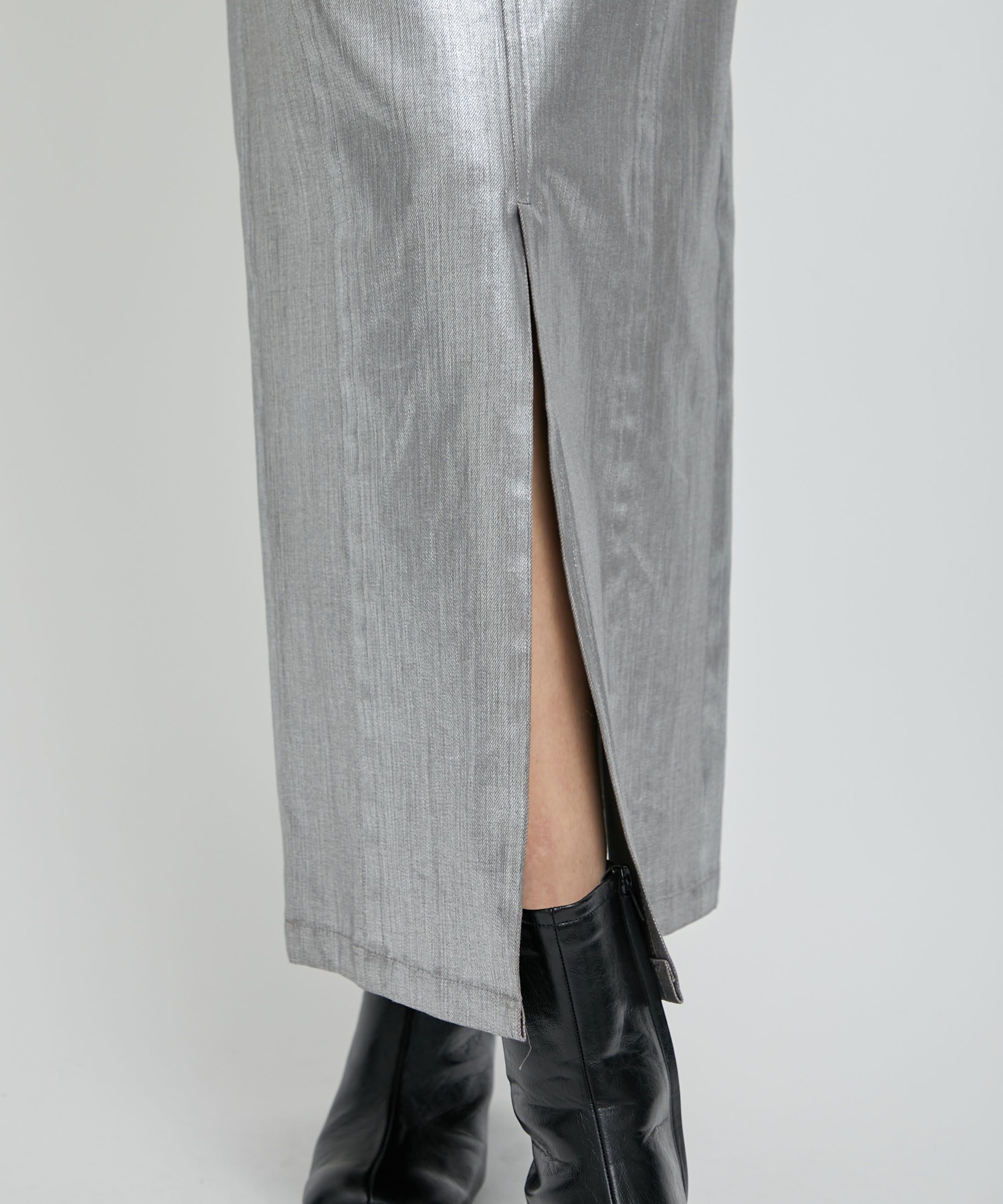 Perfection Pencil Metallic Skirt(1 SILVER): STUDIOUS: WOMENS