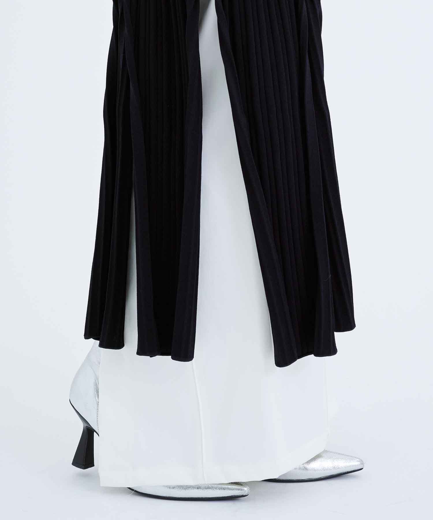 RIB KNIT SLIT DRESS(1 BLACK): FETICO: WOMENS｜ STUDIOUS ONLINE公式