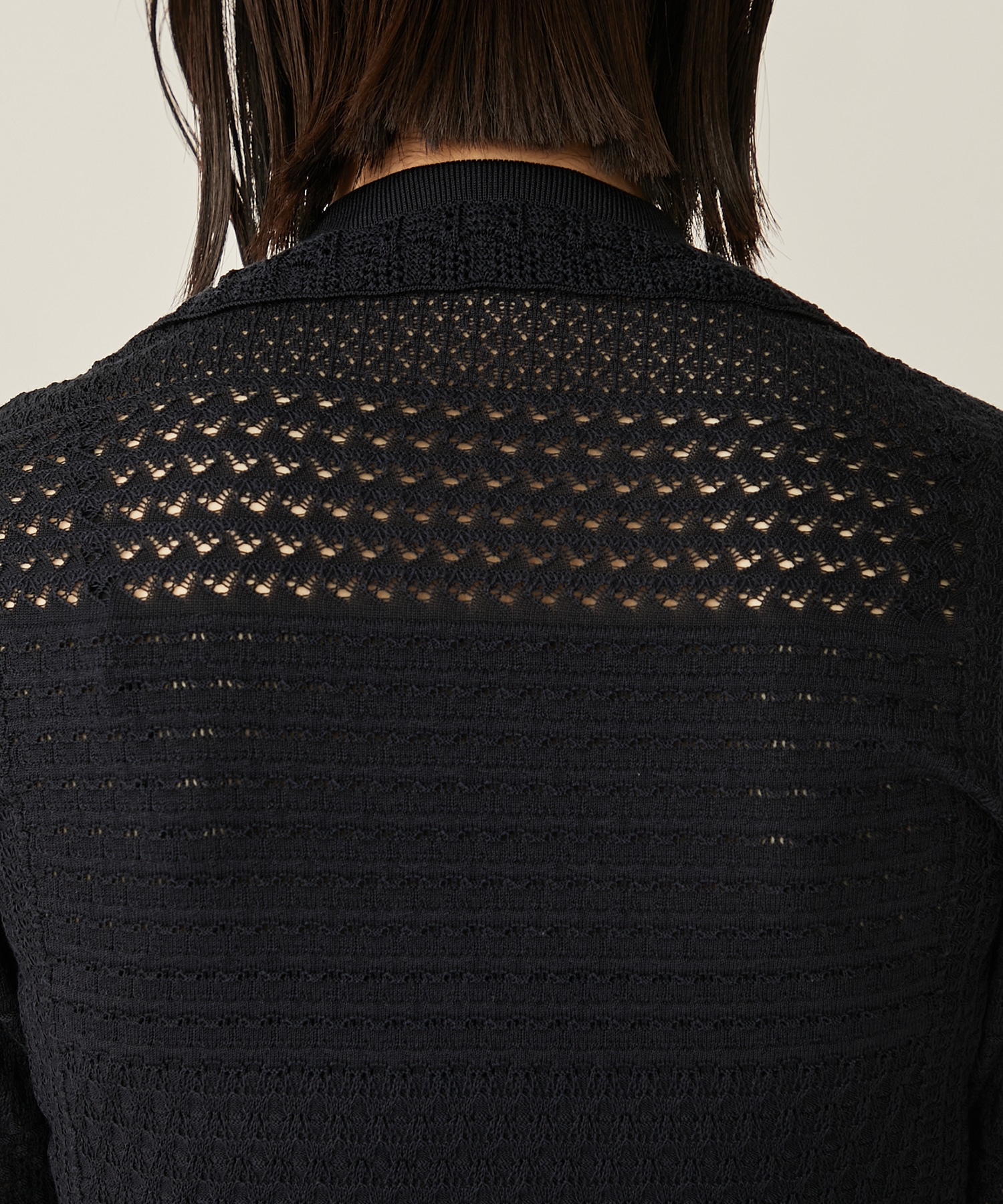 Lace Knitted Top(1 NAVY): Mame Kurogouchi: WOMENS｜ STUDIOUS