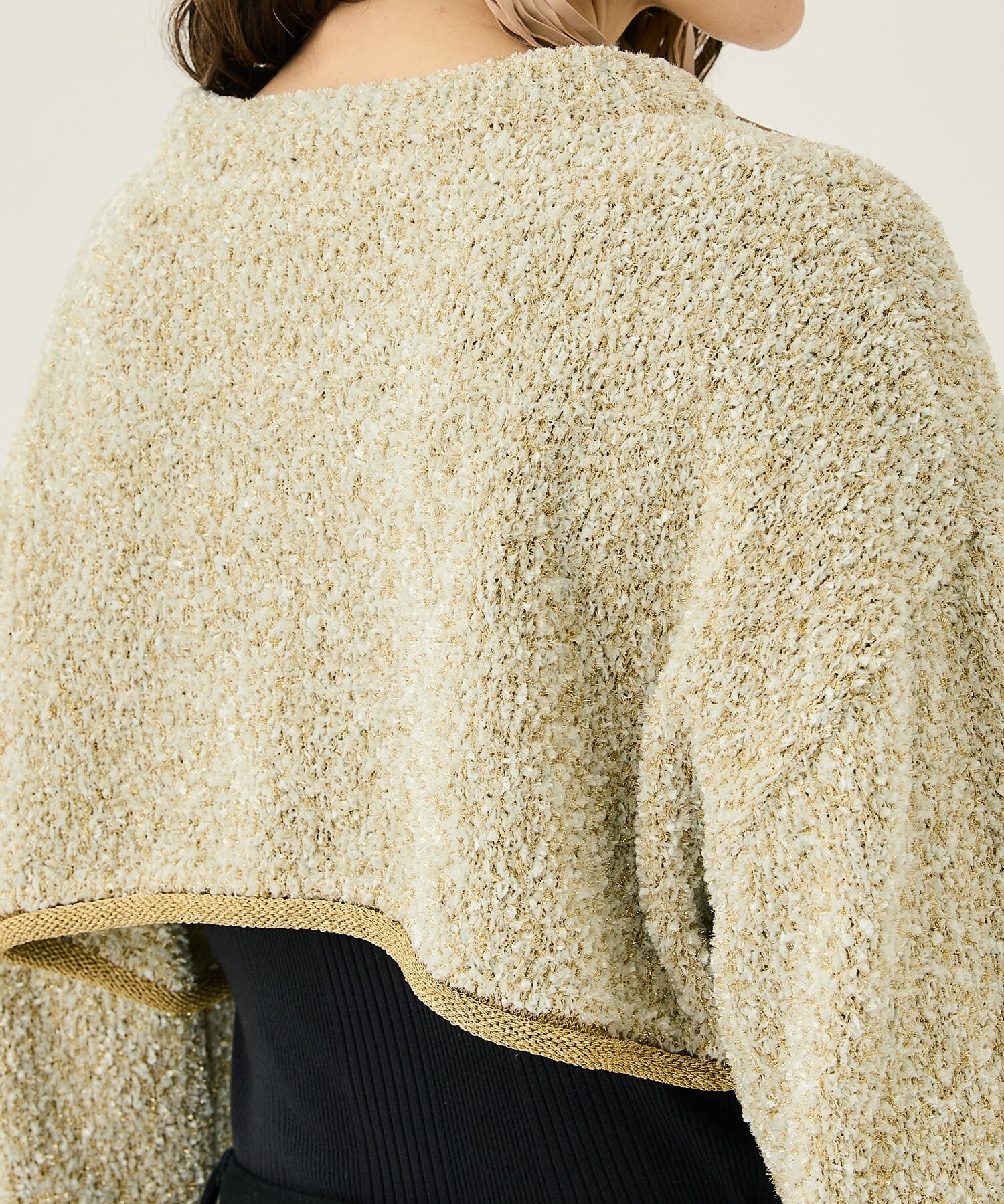 glitter short knit(1 WHITE): FUMIE=TANAKA: WOMENS｜ STUDIOUS 