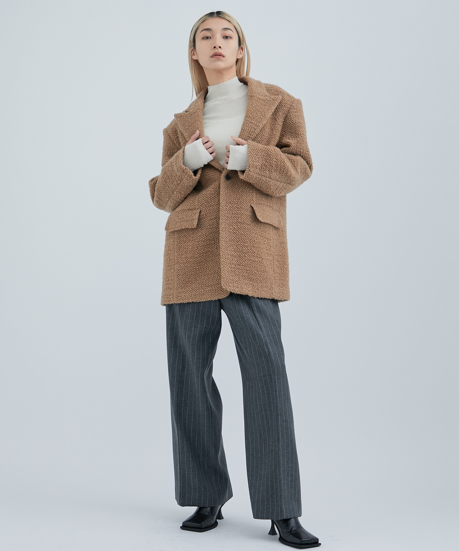 Side Paneled Trousers Pinstripe STUDIOUS
