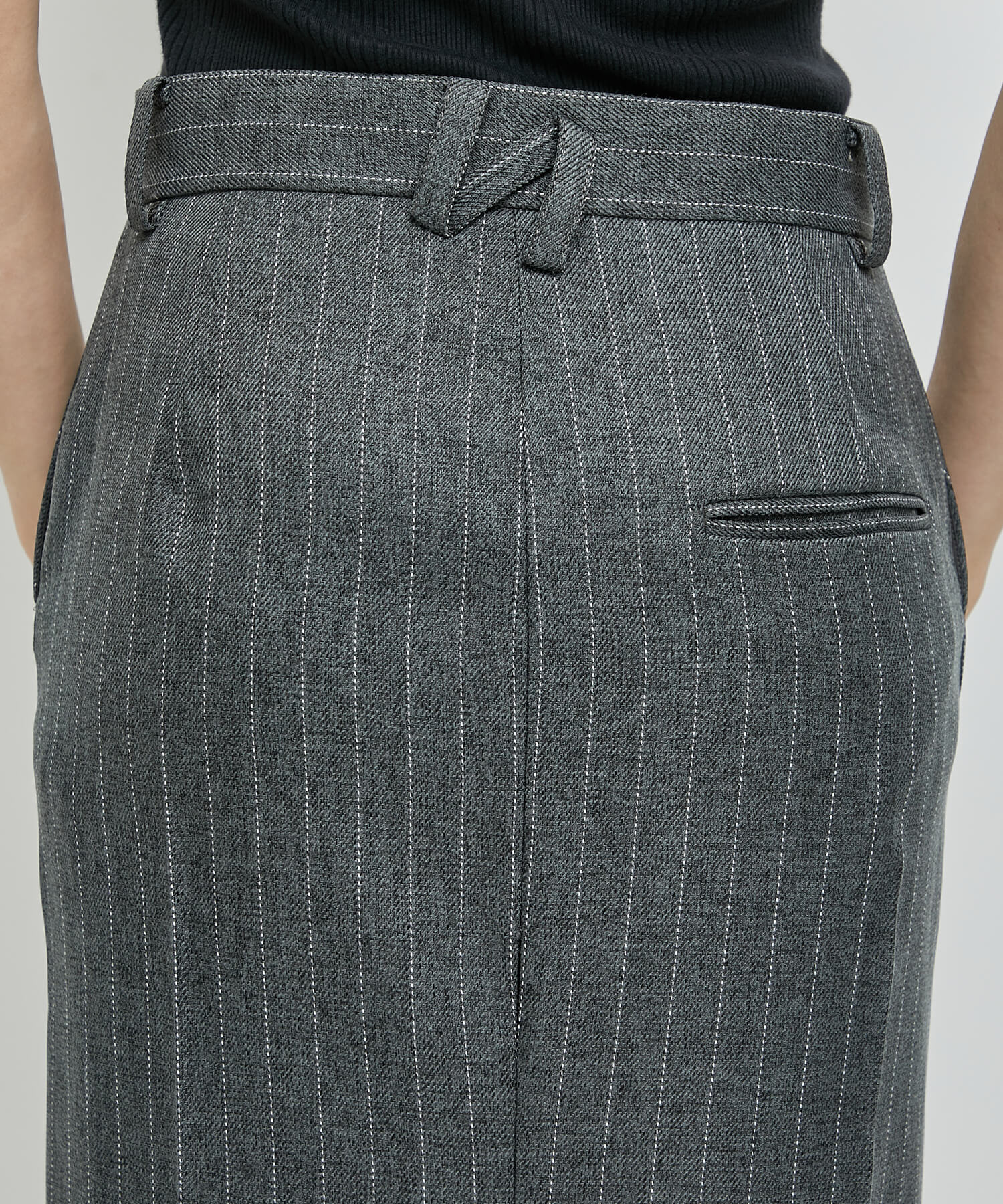 Tailored Pencil Skirt Pinstripe STUDIOUS