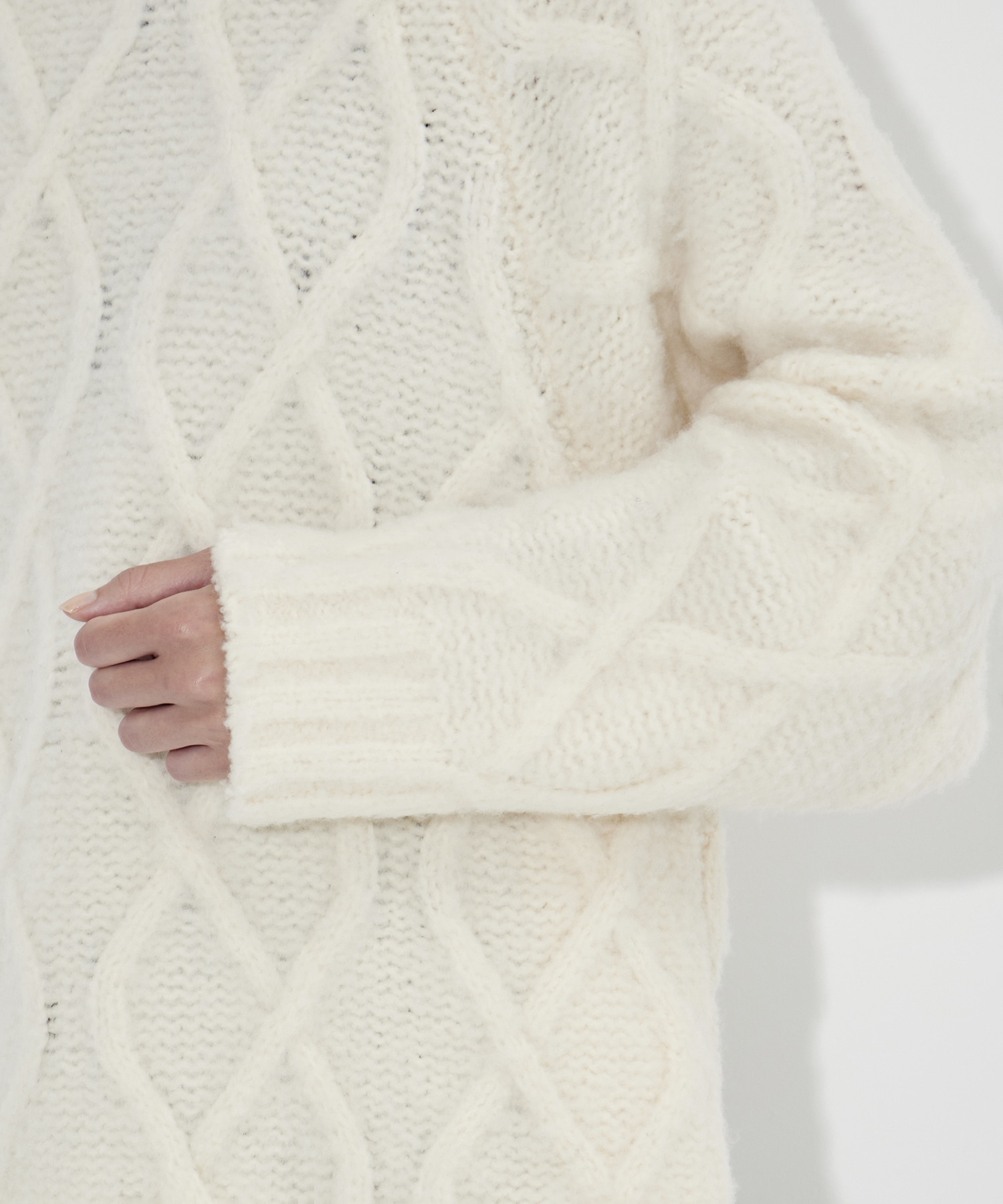 Shadow Cable Knit Top STUDIOUS