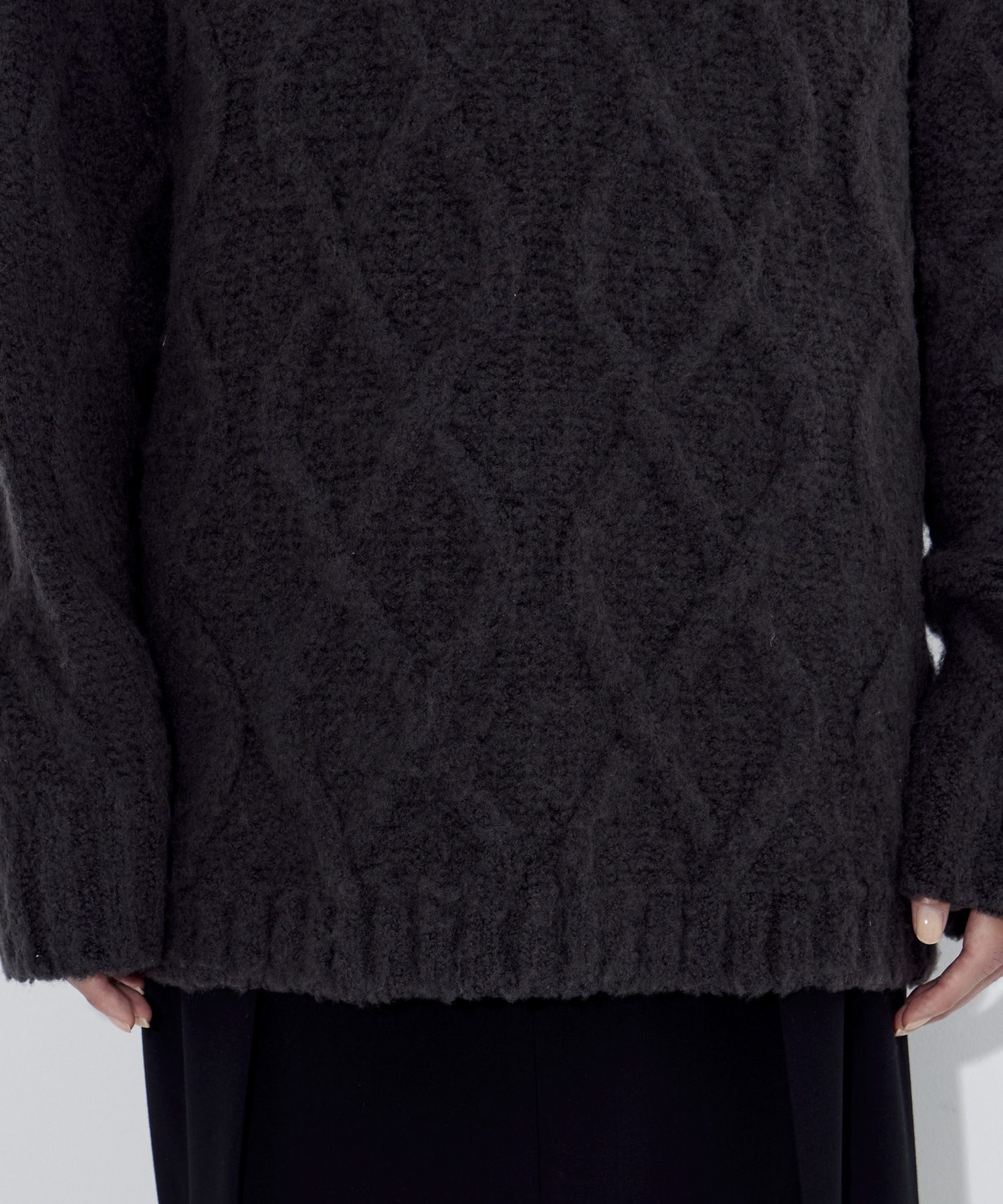 Shadow Cable Knit Top STUDIOUS