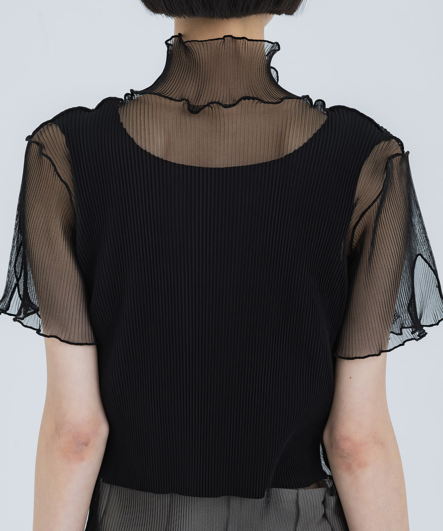 Layered Sheer Top(FREE BLACK): kotohayokozawa: WOMENS｜ STUDIOUS 