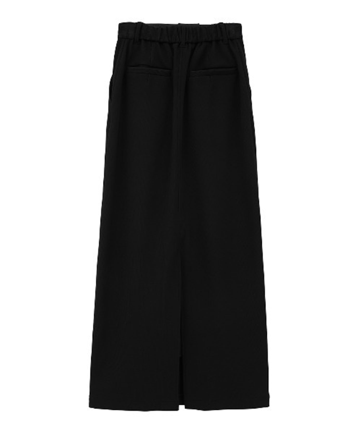 RIB STRIPE STRAIGHT SKIRT CLANE