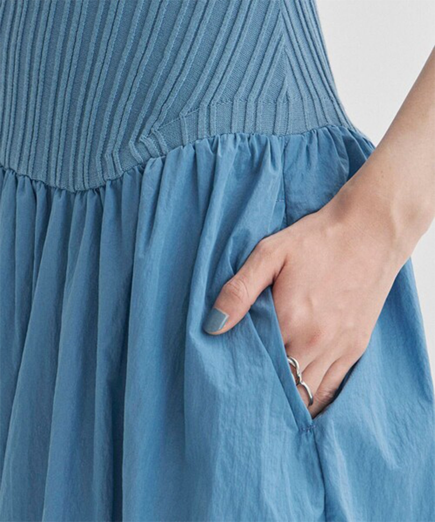 2way Sleeve Knit Dress STUDIOUS