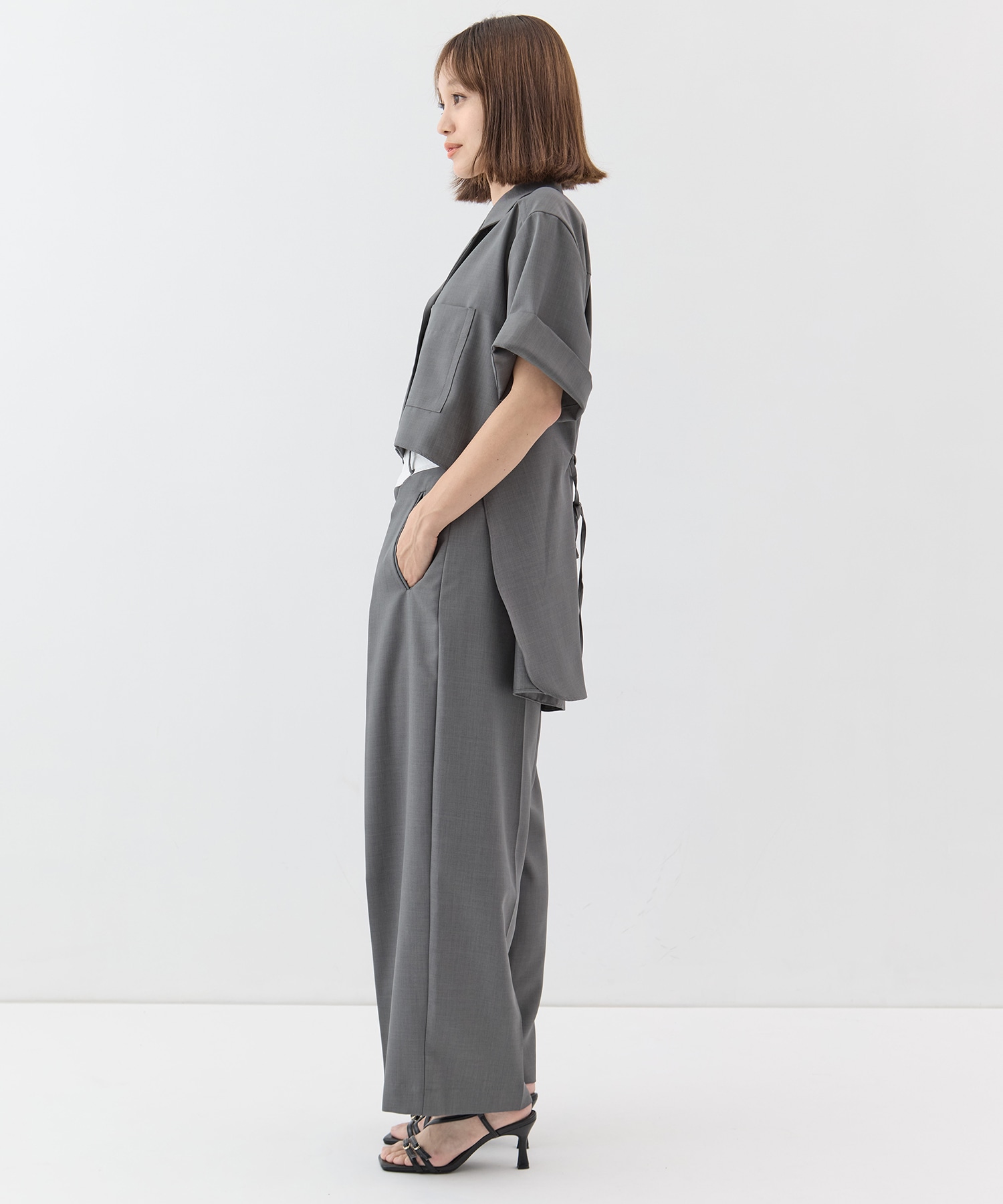 Asymmetric Front Trousers STUDIOUS