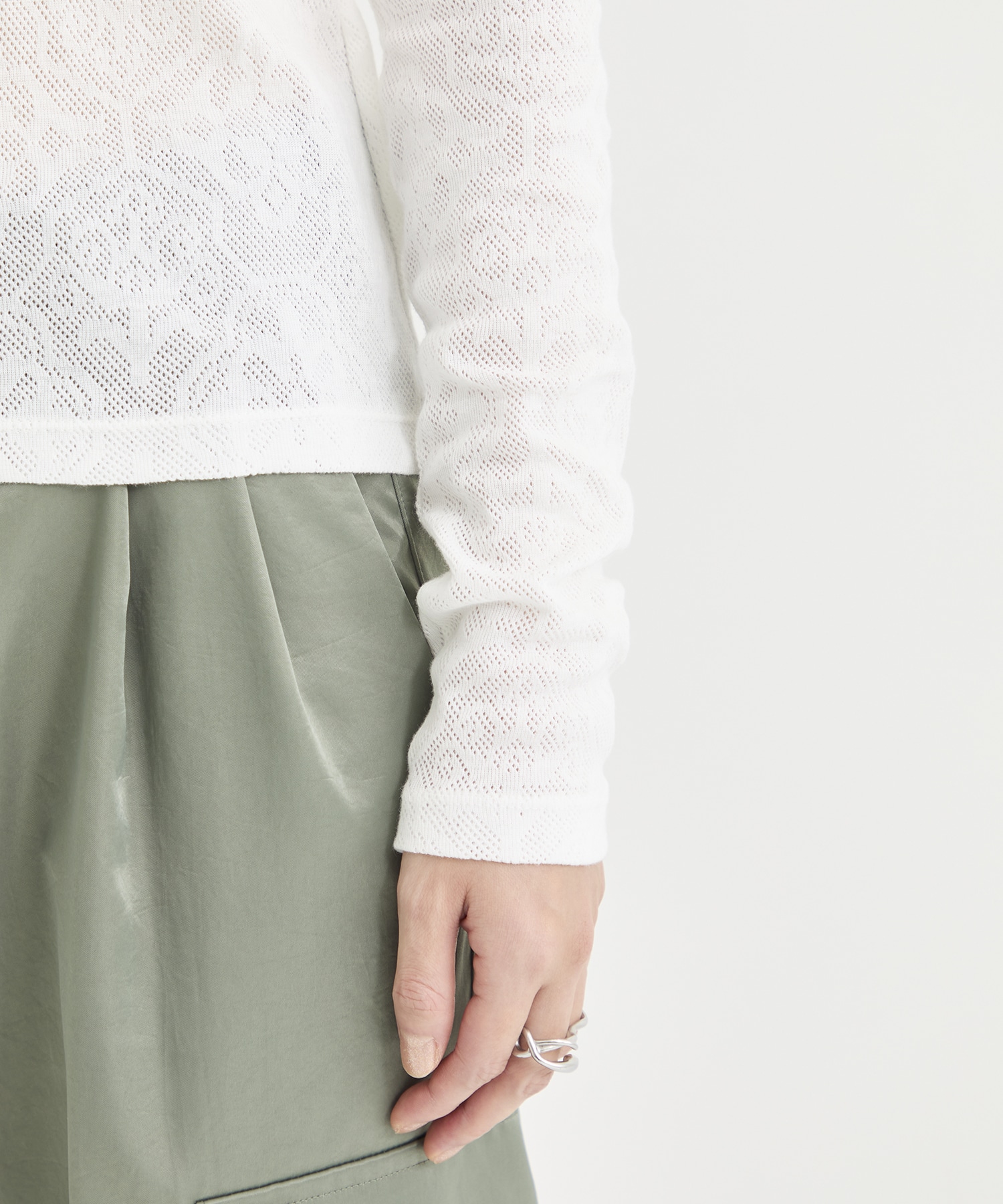 Flower Lace Long Sleeve INSCRIRE