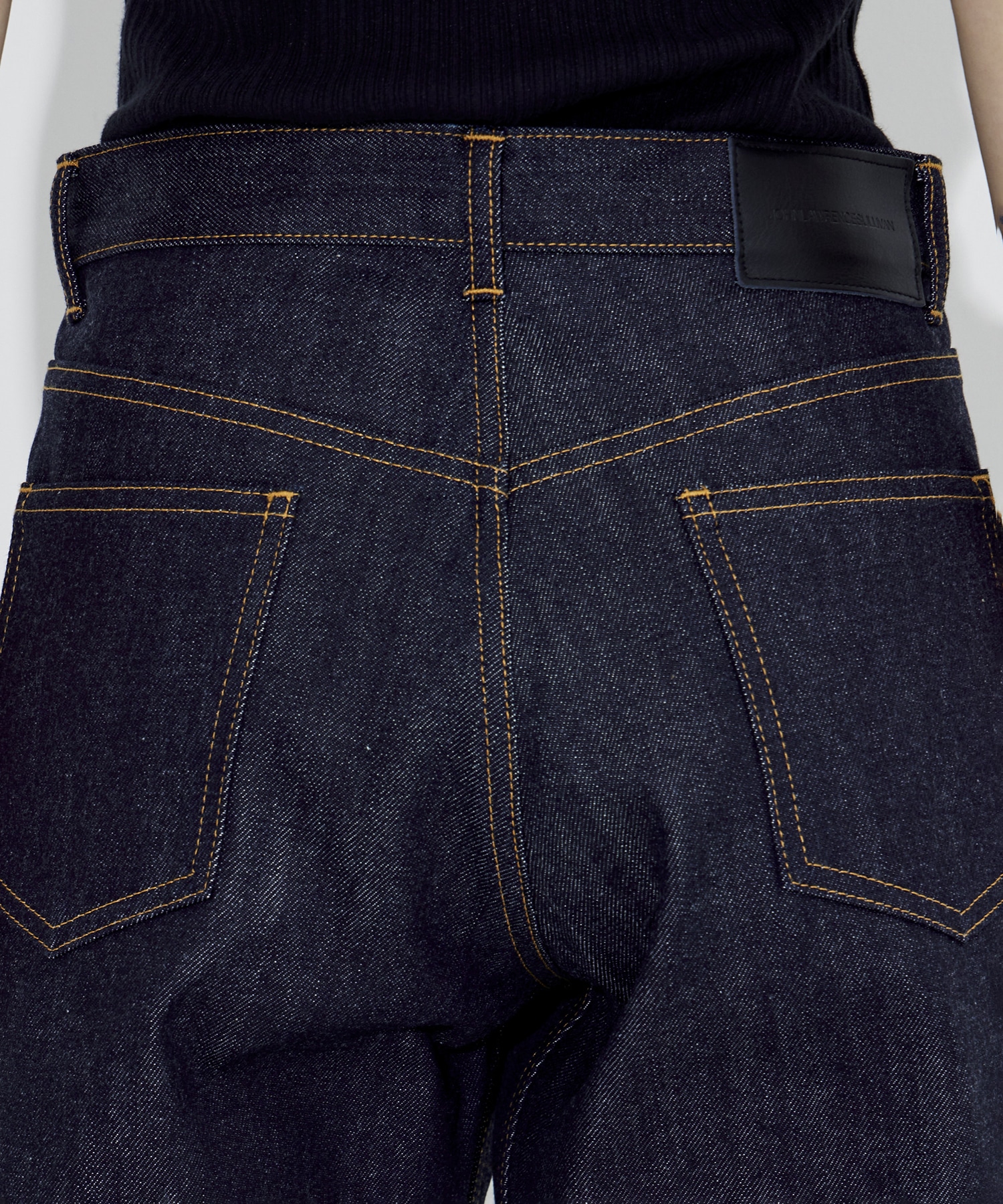 RIGID DENIM METAL LINE JEANS JOHN LAWRENCE SULLIVAN