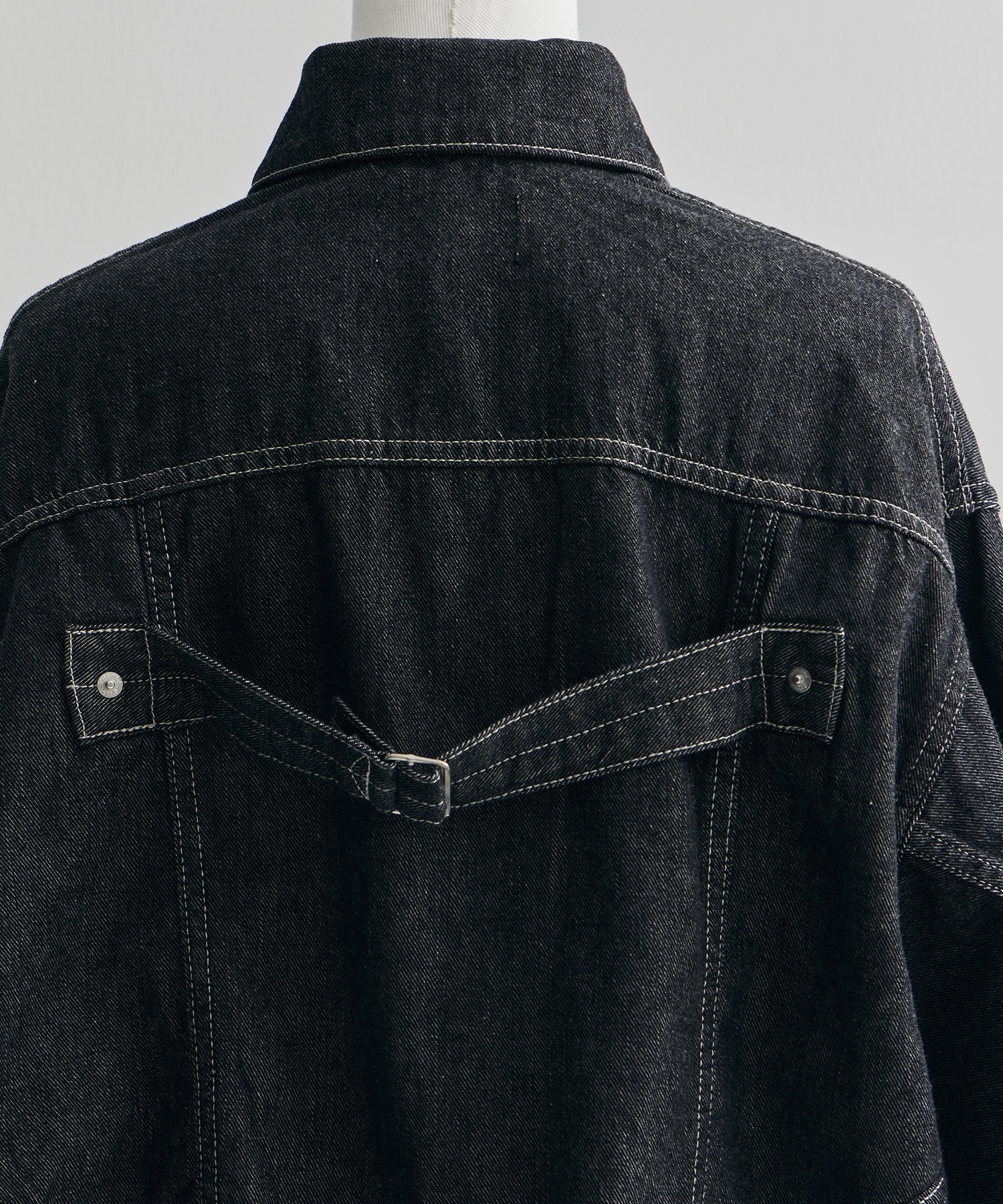 double-end left hand  twill denim blouson beautiful people