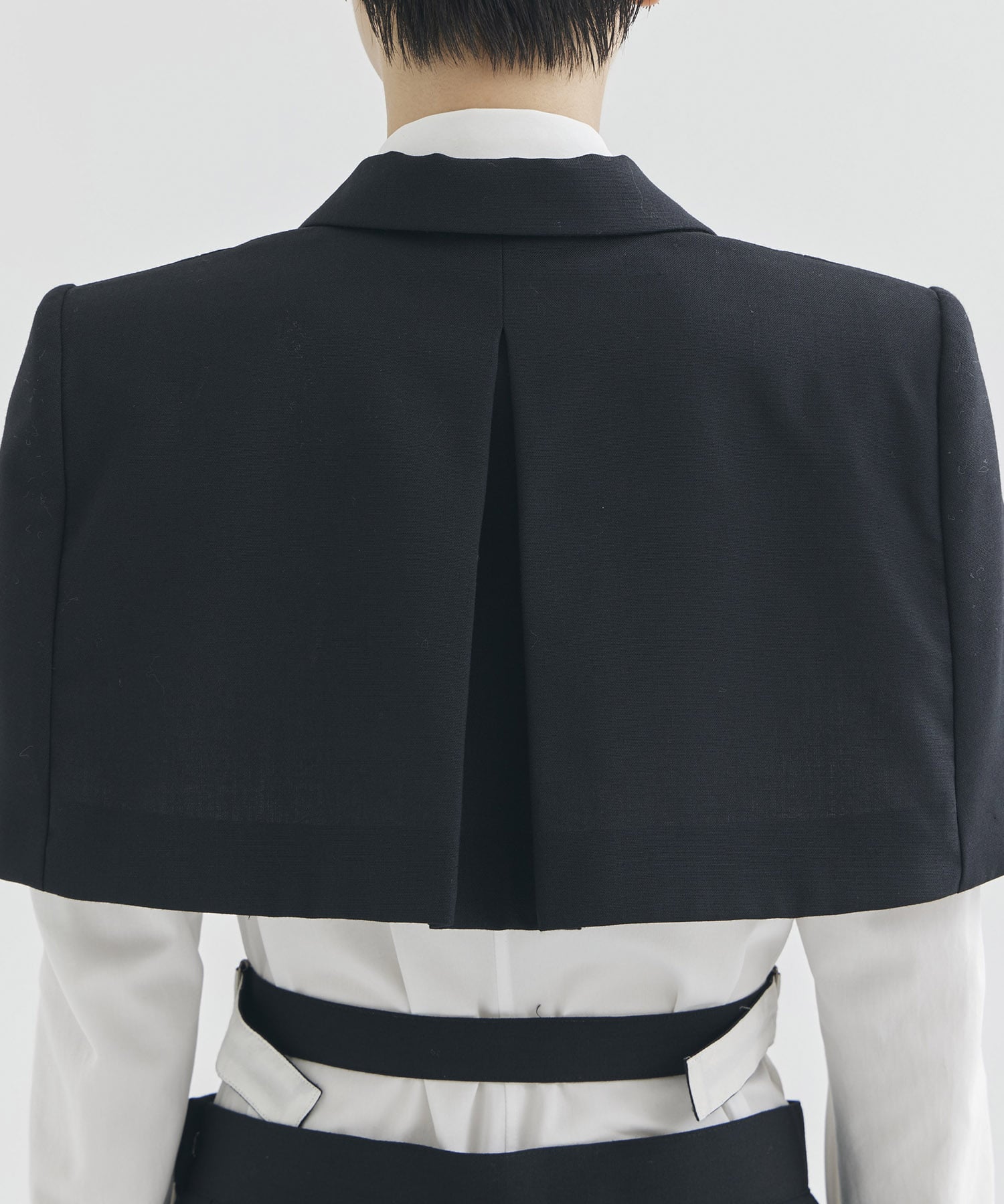 WOOL TAILORED CAPE FETICO