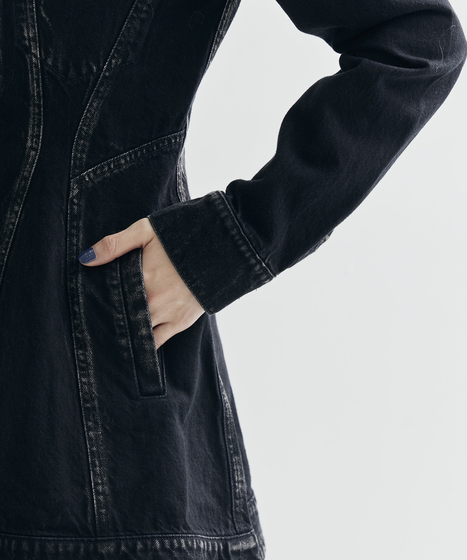 DENIM SLIT JACKET FETICO