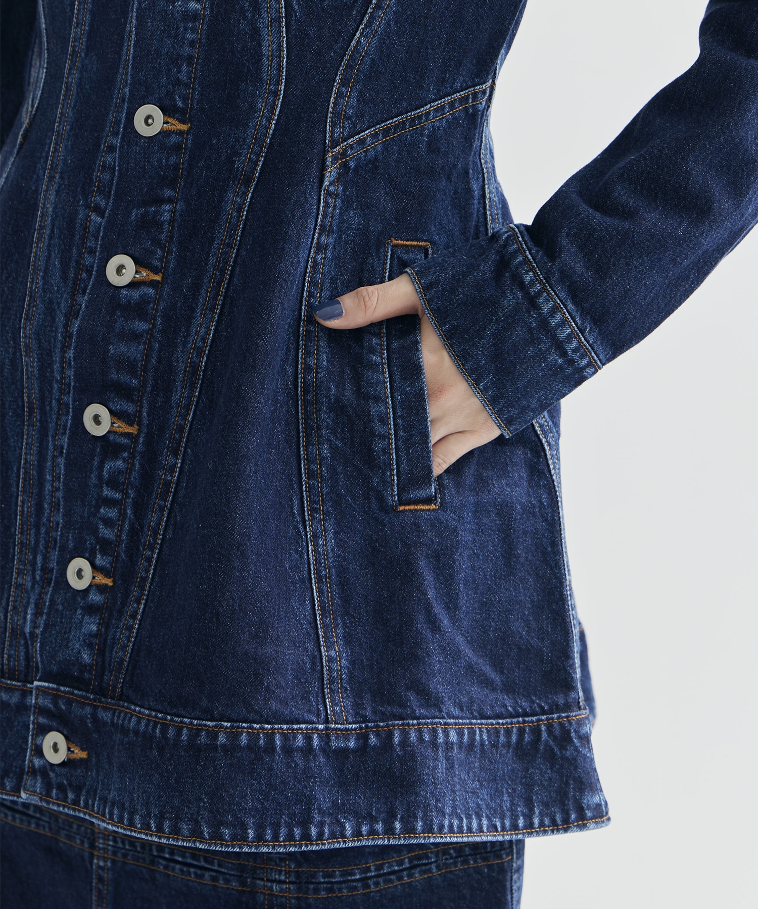 DENIM SLIT JACKET FETICO