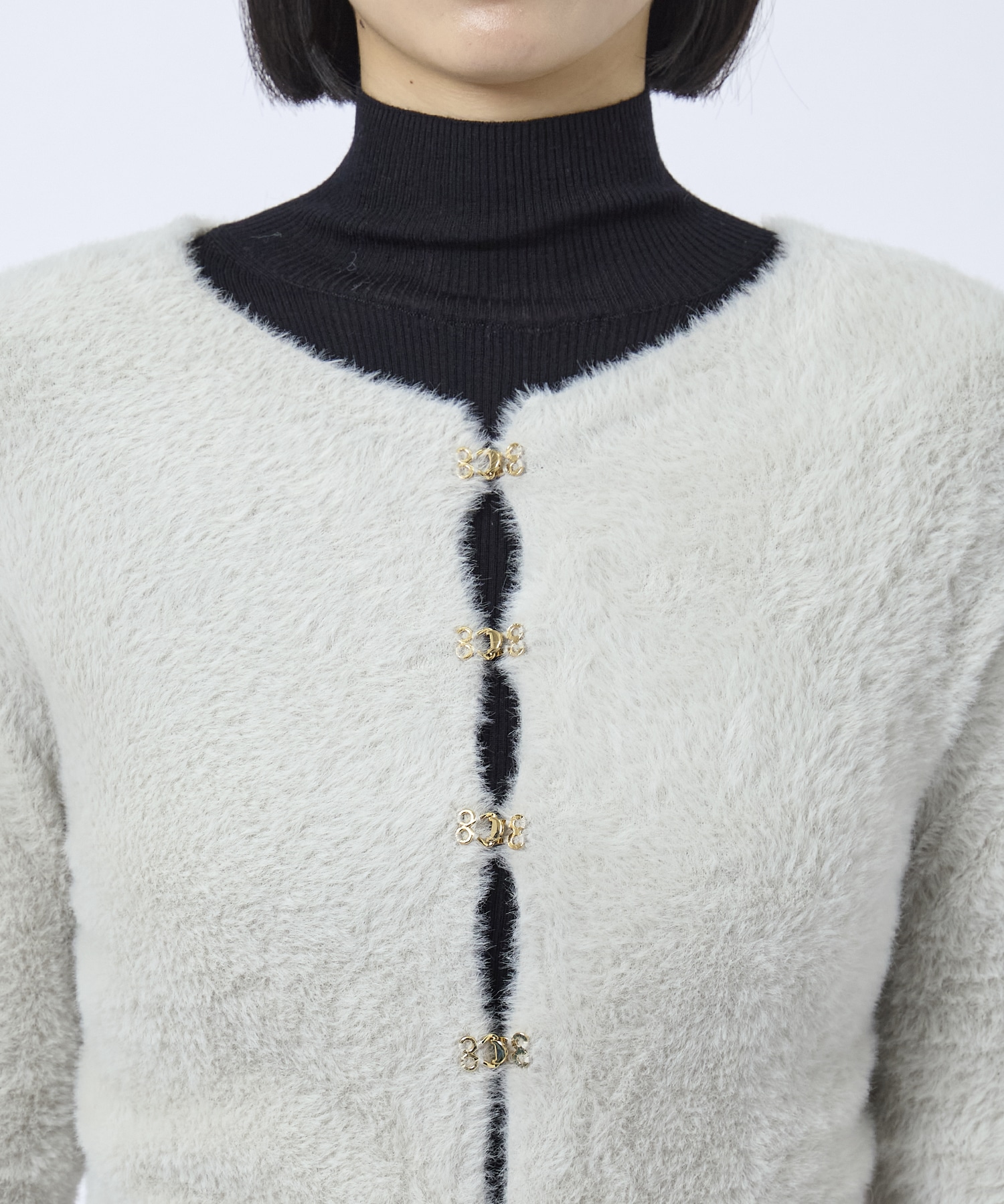 Fur Knit Cardigan STUDIOUS