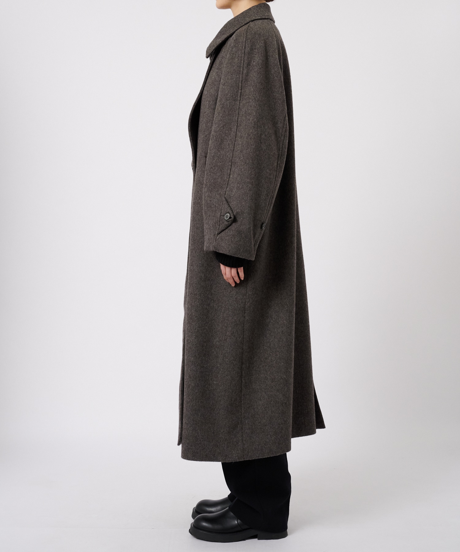 Stand Collar Wool Coat STUDIOUS