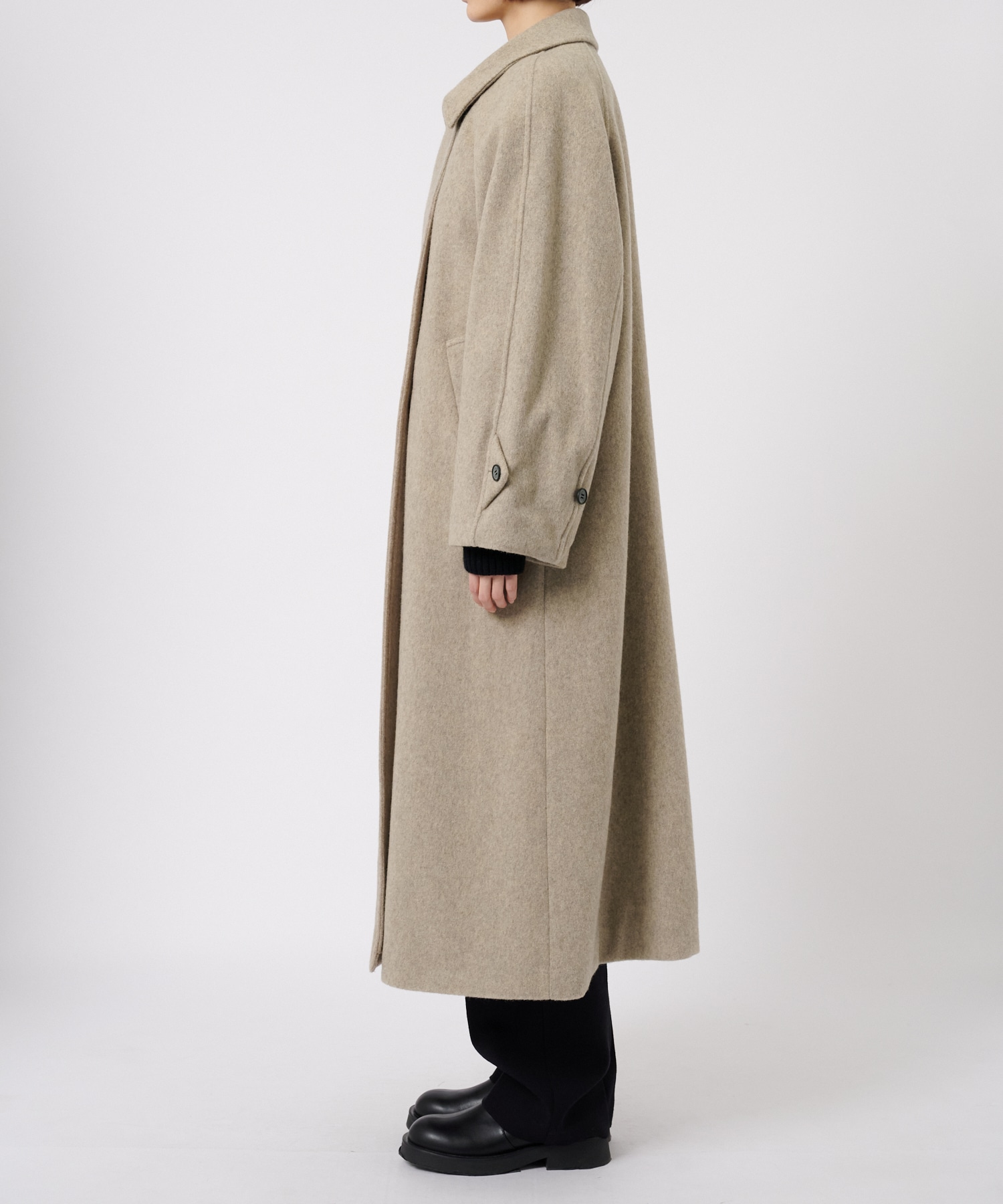 Stand Collar Wool Coat STUDIOUS