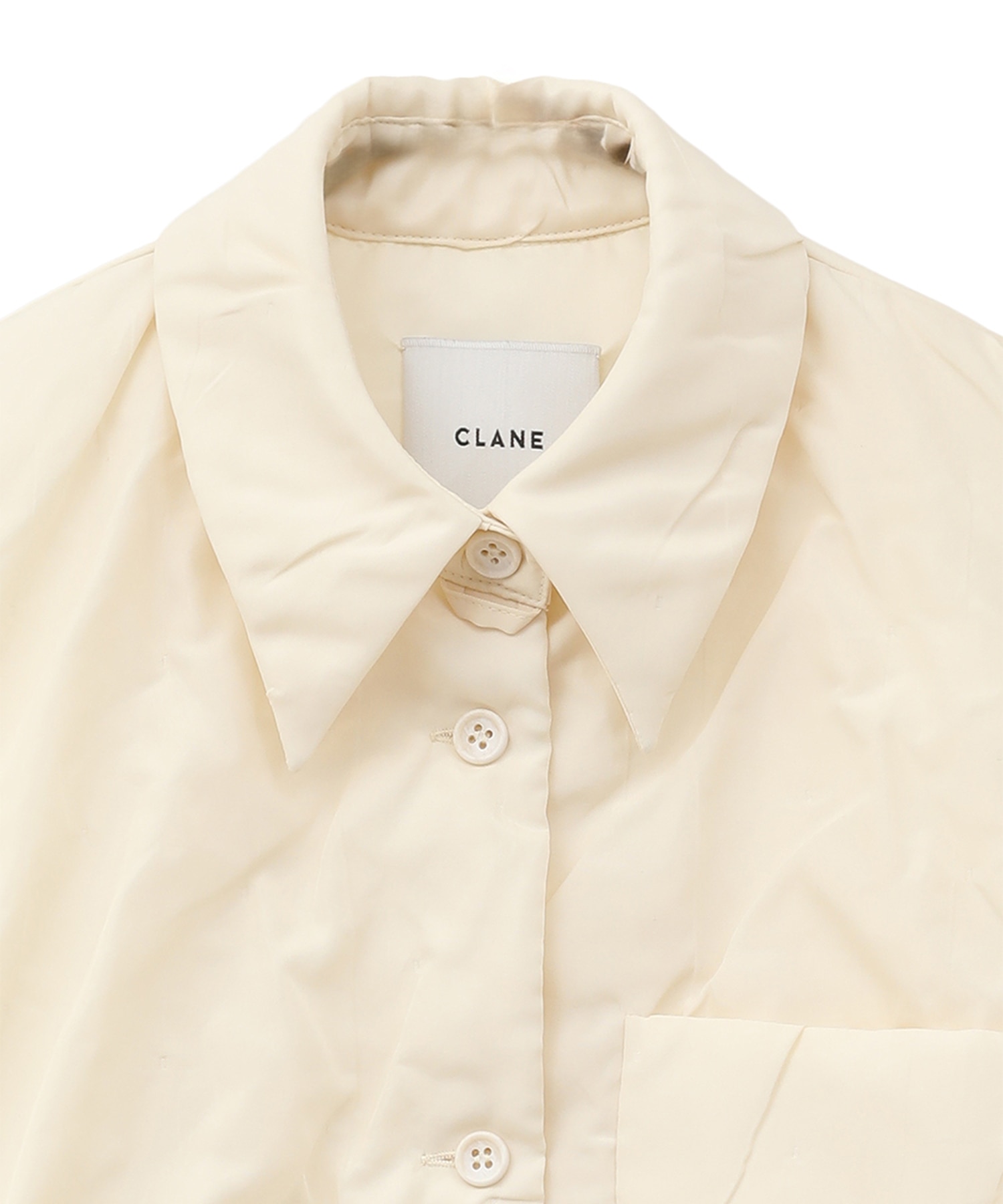 PADDED CRUMPLY SHIRT JACKET CLANE