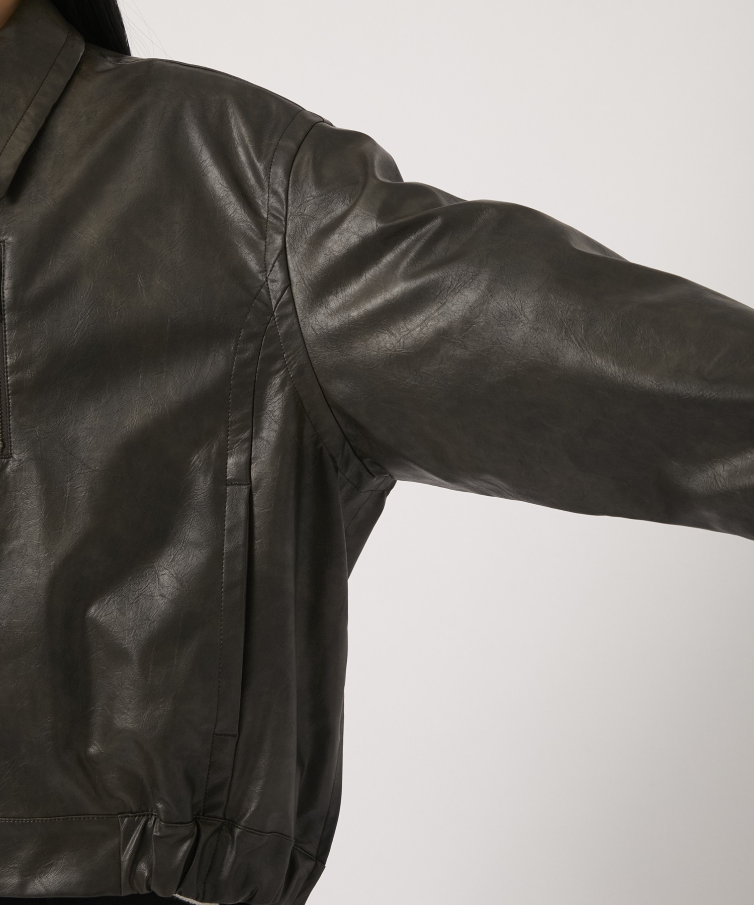 Faux Leather Jacket STUDIOUS