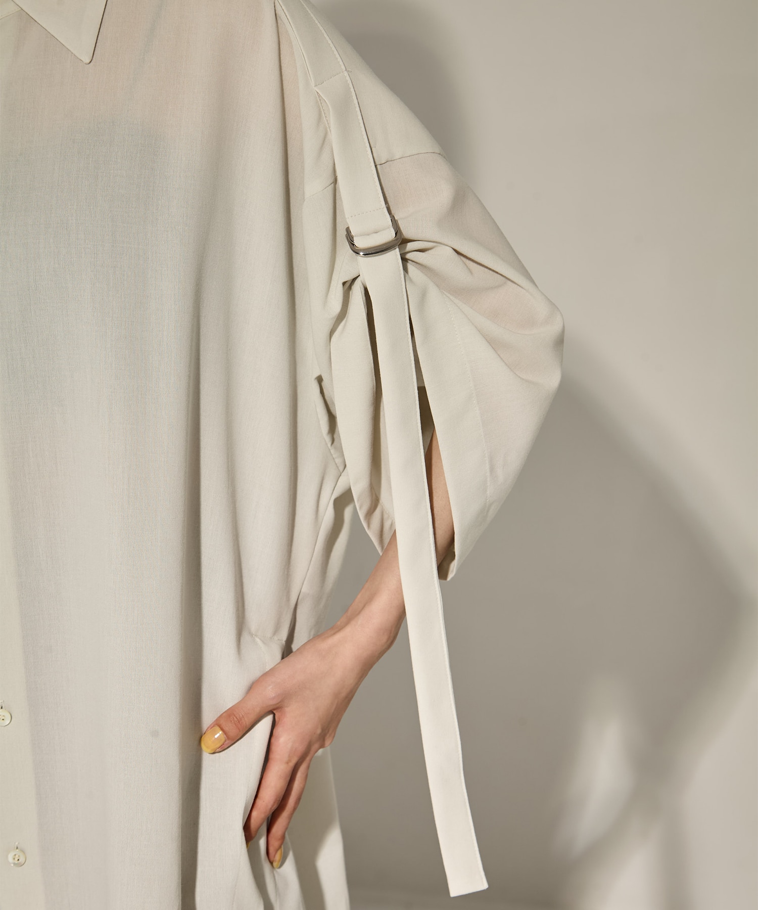 Sleeve Belt Shirt UJOH