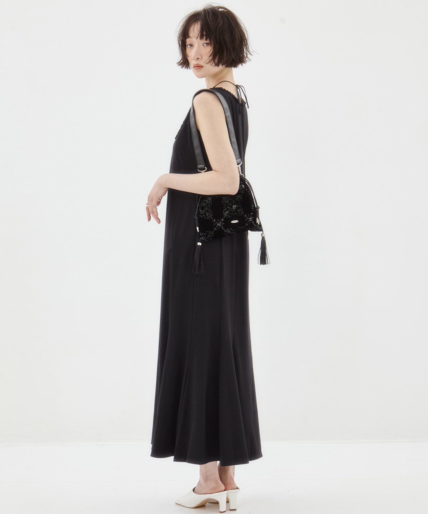 palace tiles quilted drawstring bag tanakadaisuke