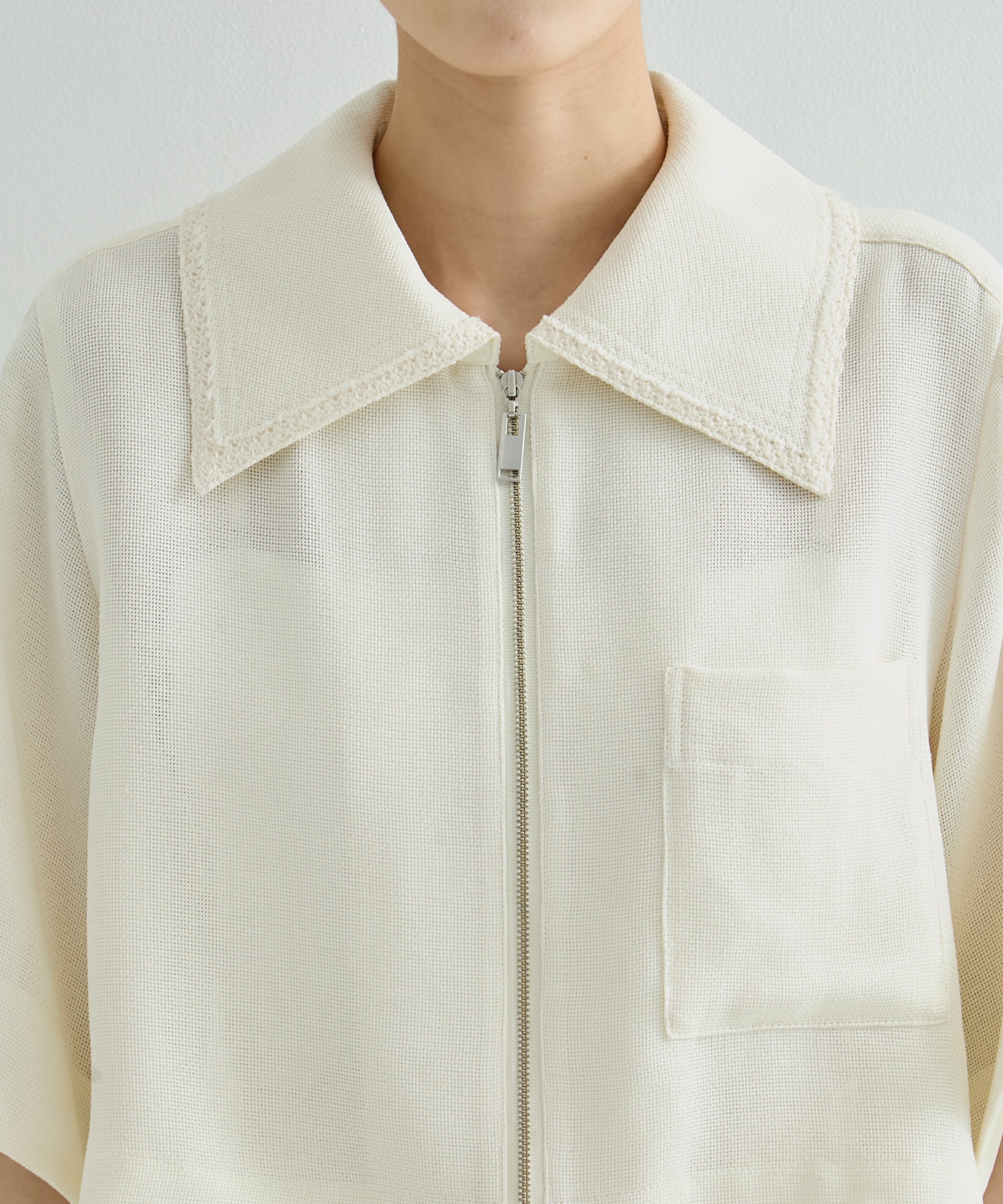 Half Sleeve Mesh Shirt STUDIOUS