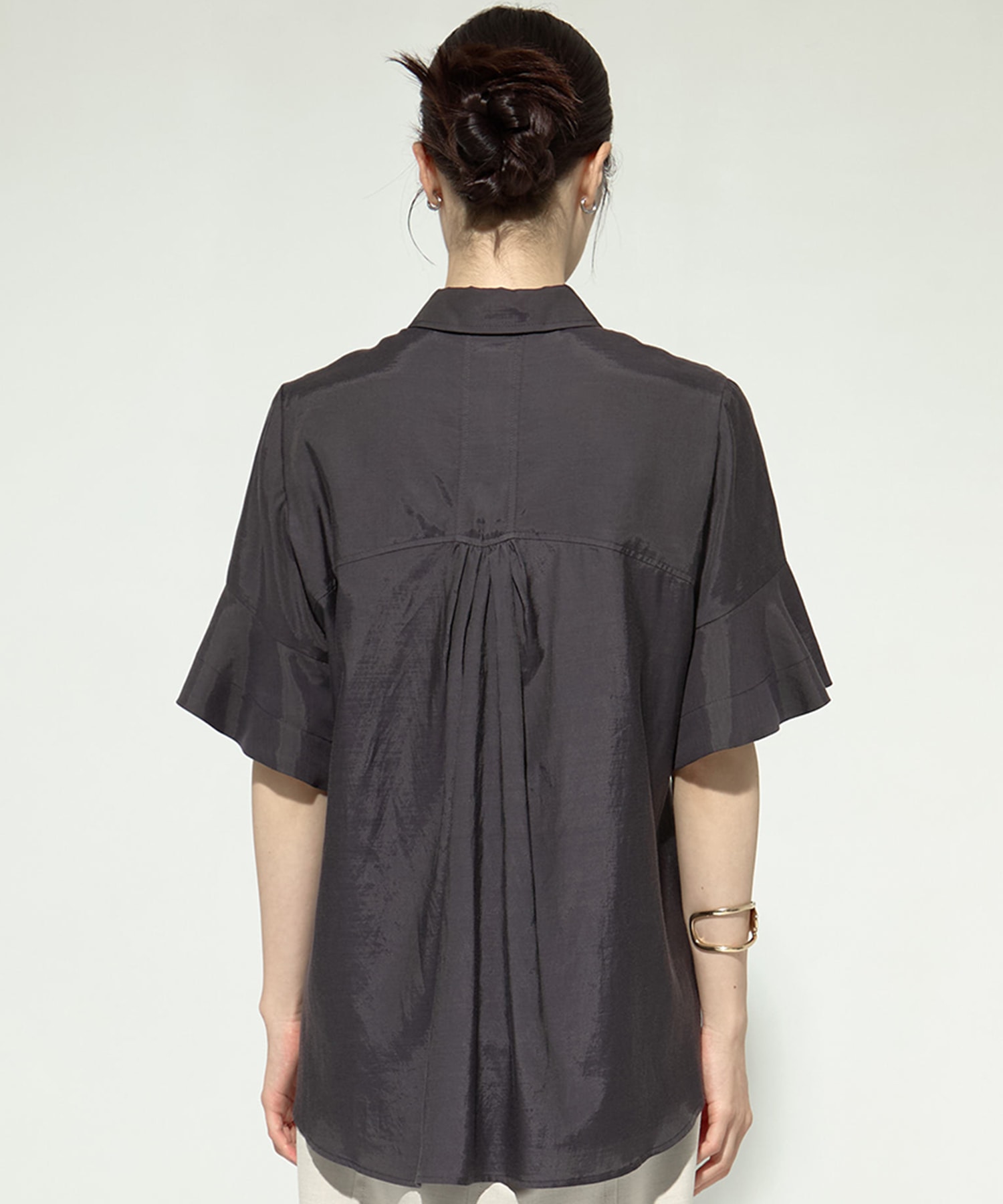 Hem Flare 2way Blouse STUDIOUS