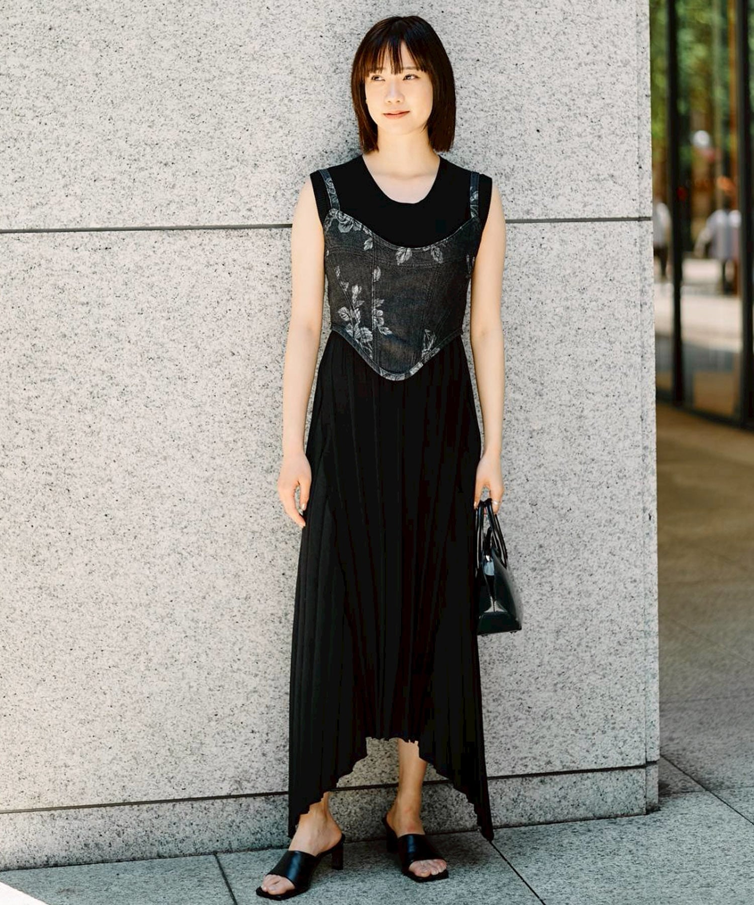別注NO SLEEVE KNIT DRESS CINOH