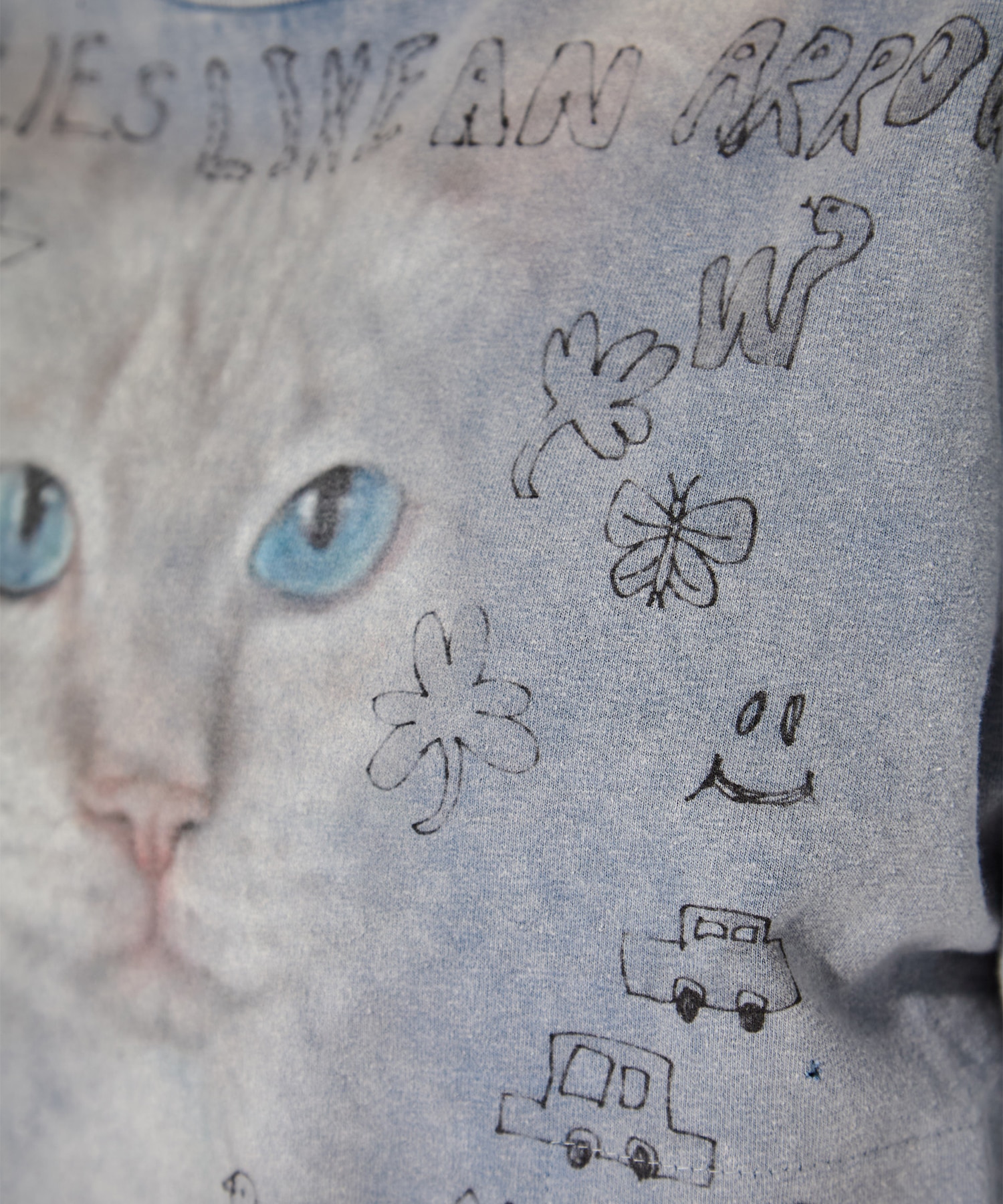 BLEACHED CROPPED TEE Maison MIHARA YASUHIRO