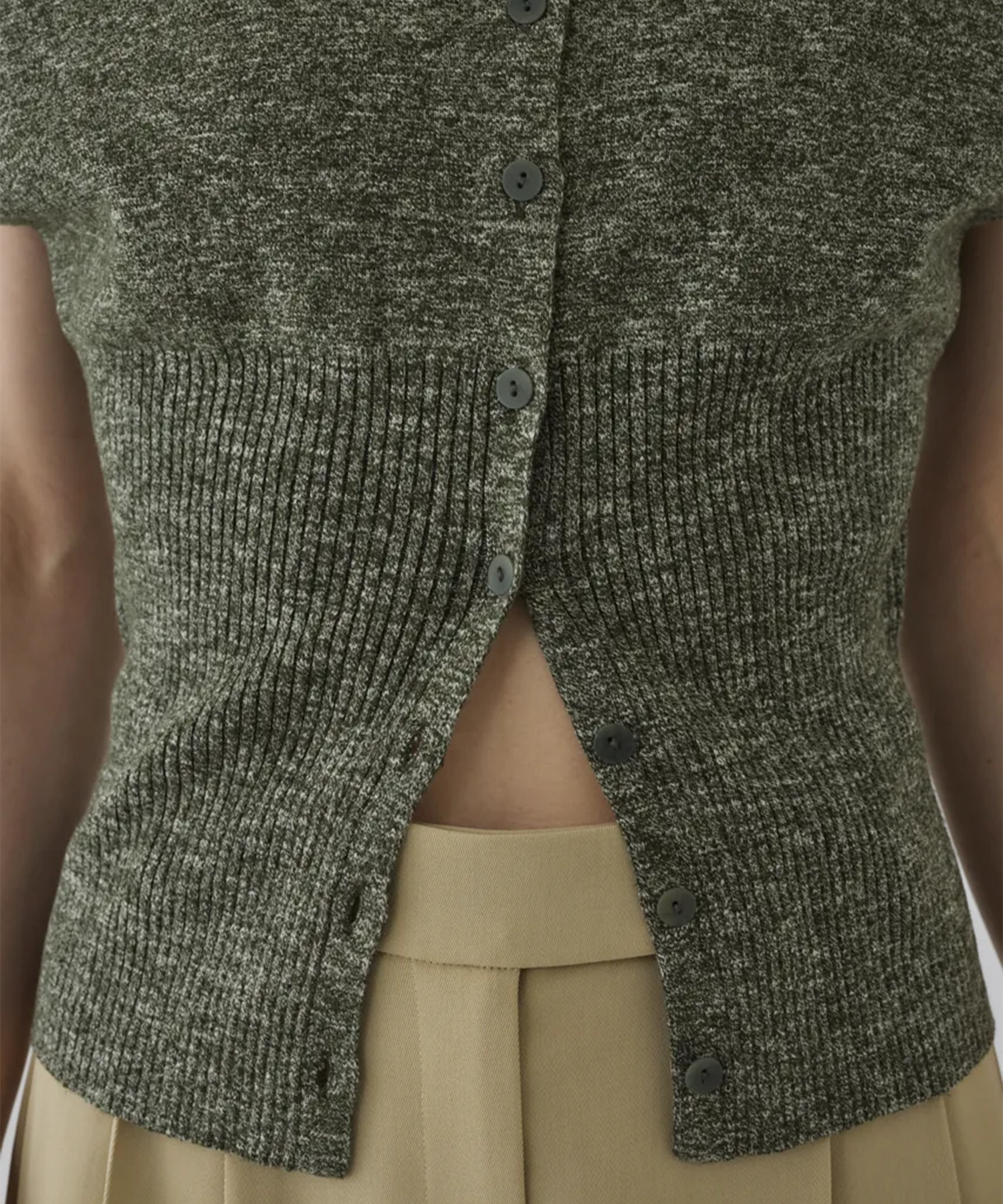 Mix yarn rib knit RIM.ARK