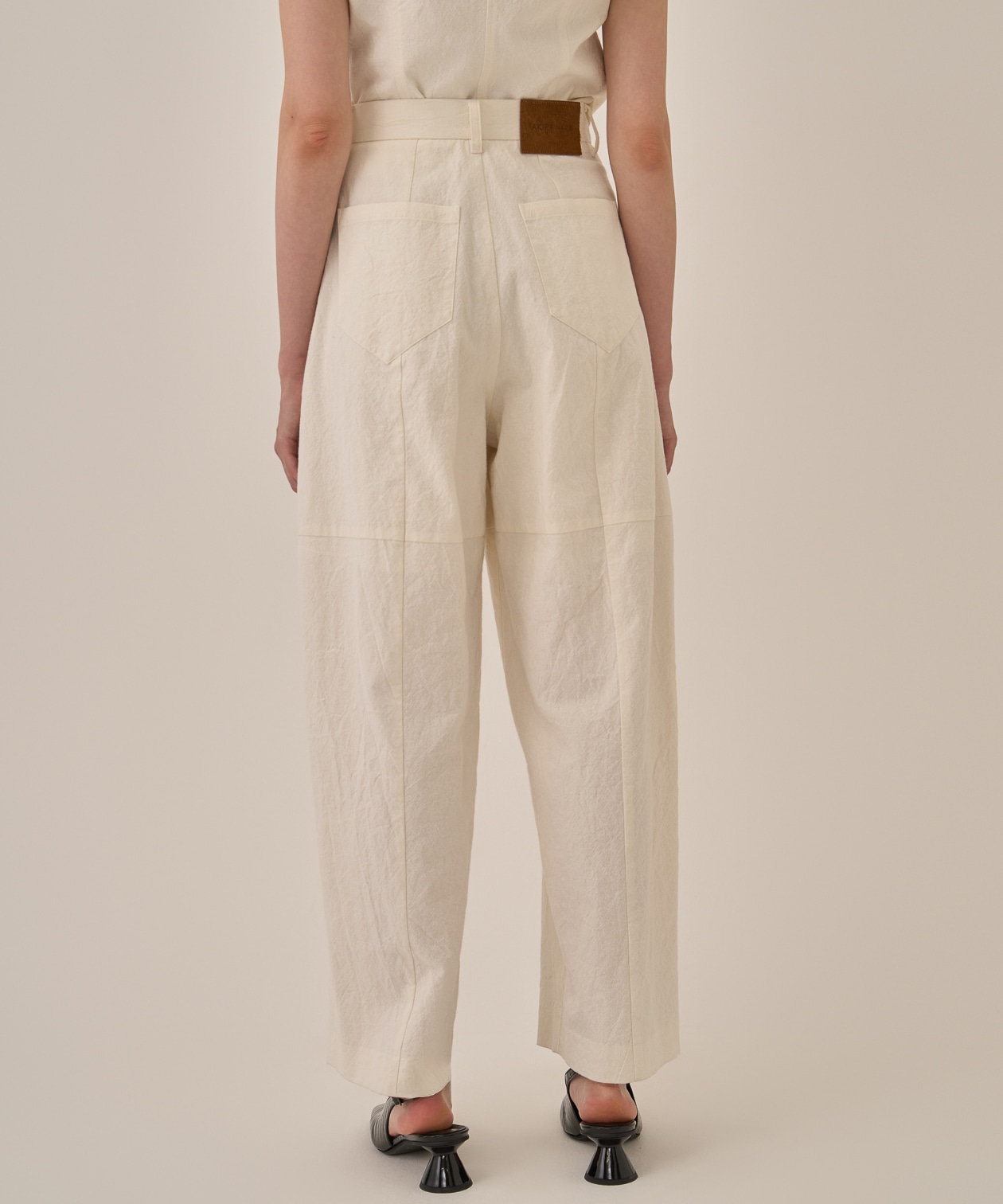 Miriam panel pants AKIRANAKA