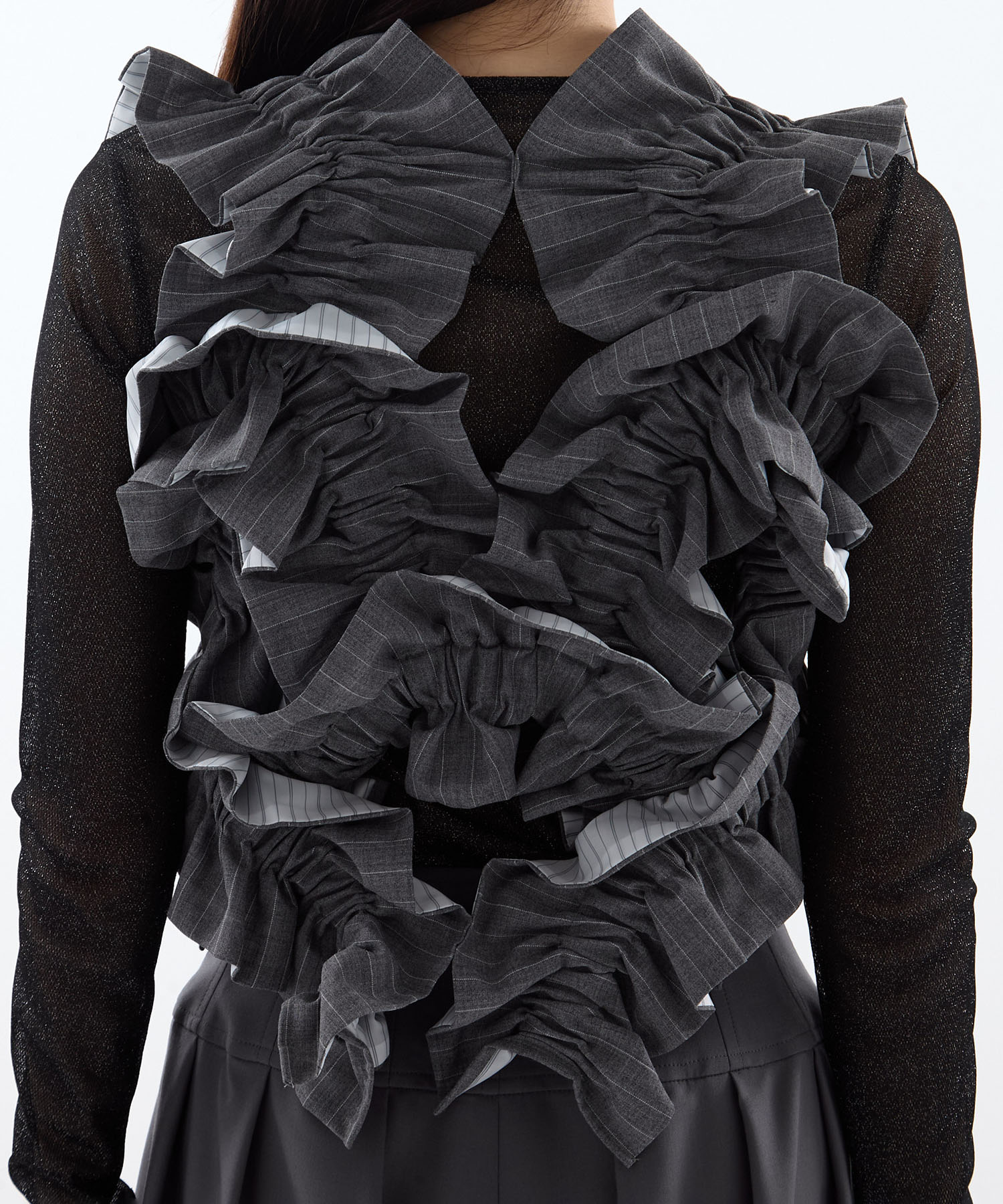 jimmy frill vest HOUGA