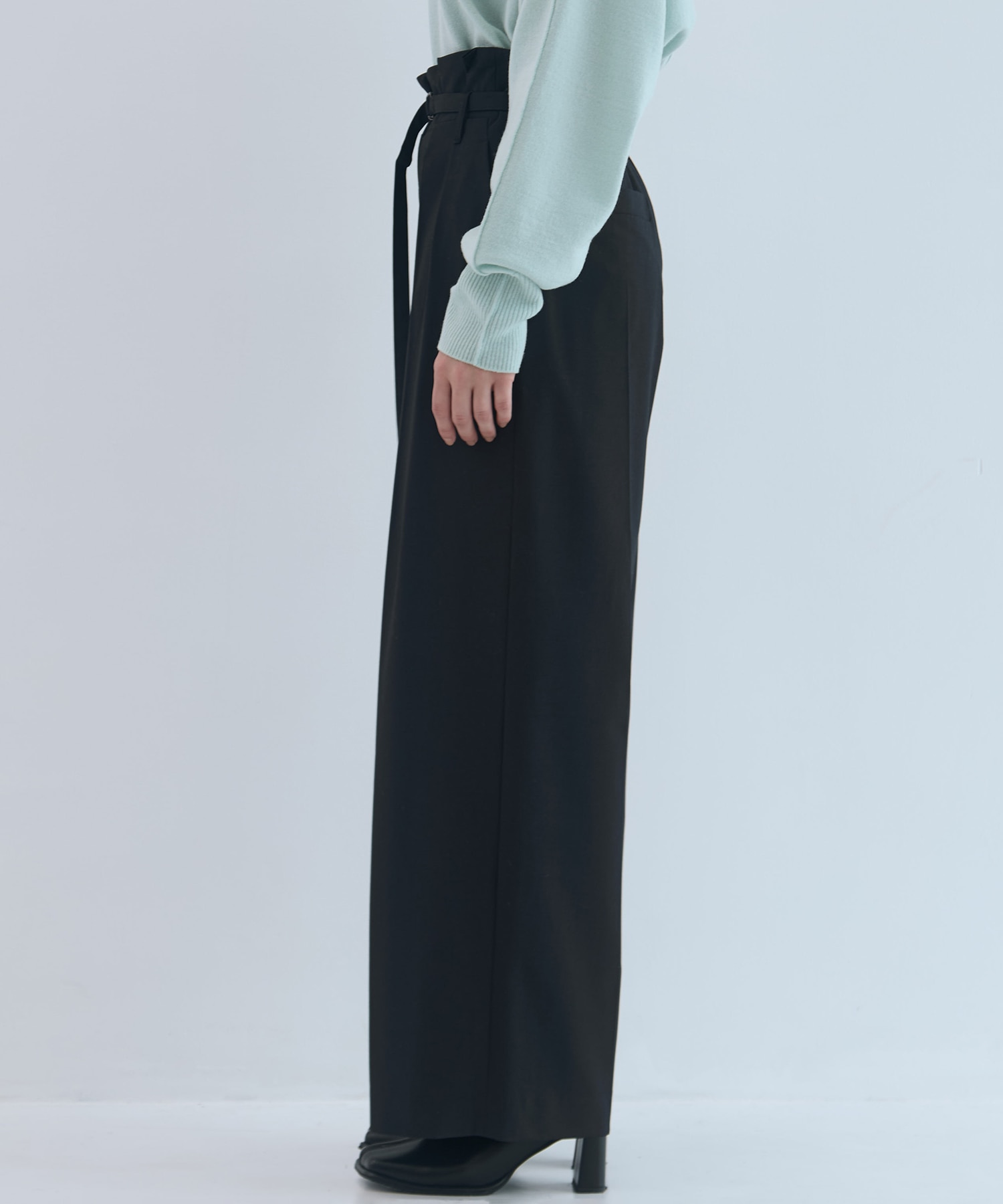 Belted High Waist Trousers STUDIOUS