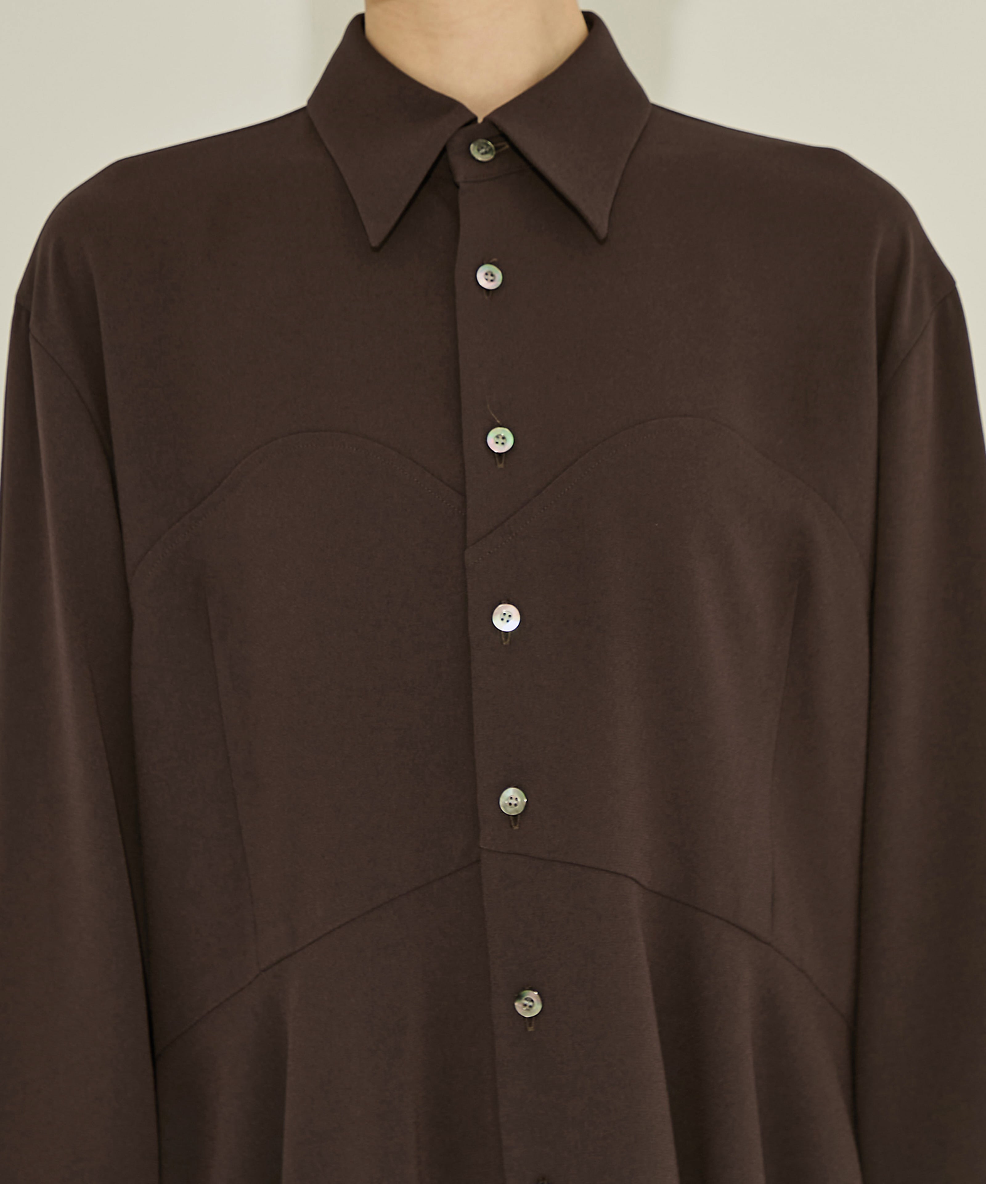 Peplum Hem Shirt UJOH