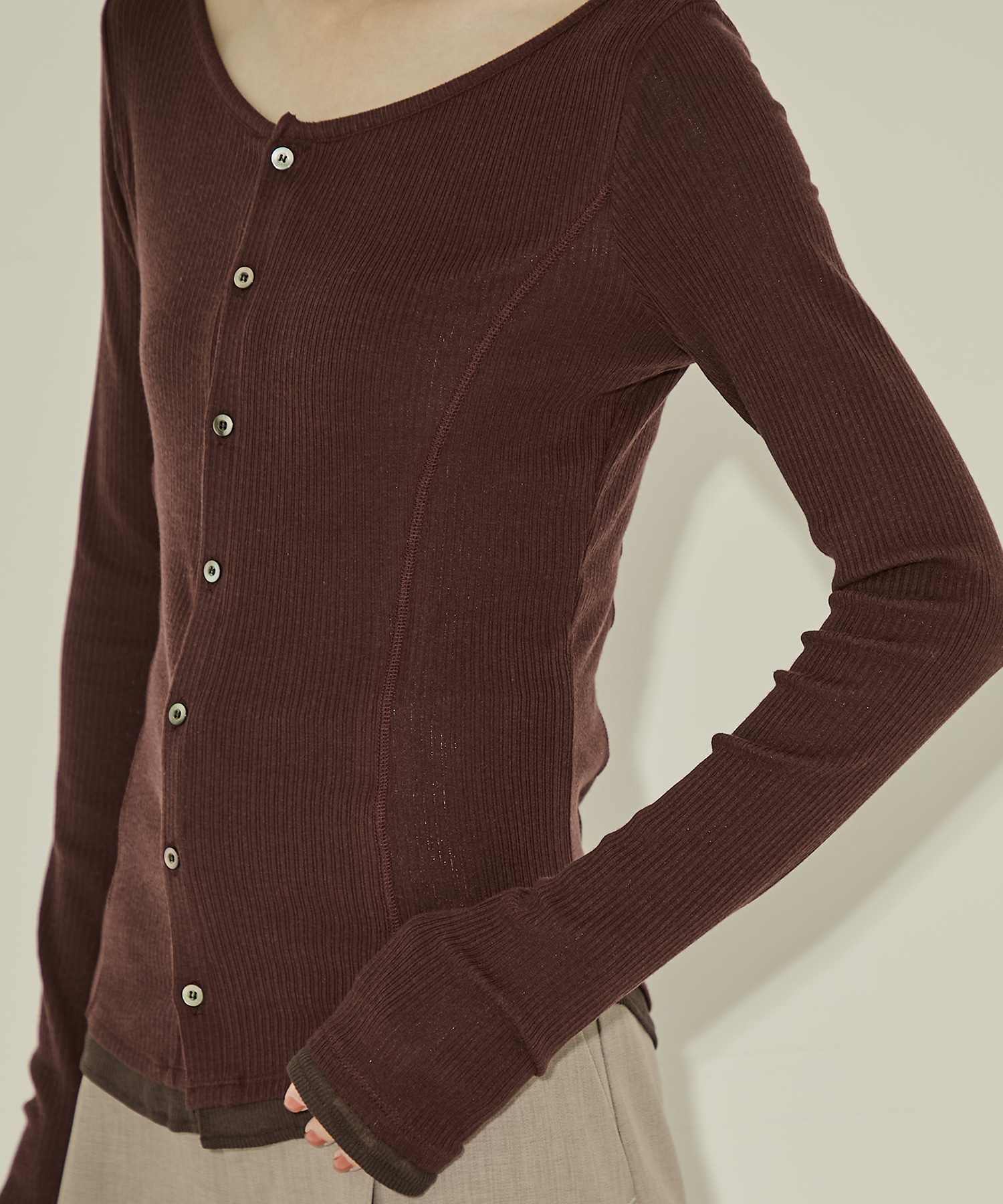 Cashmere Silk Long Tee STUDIOUS