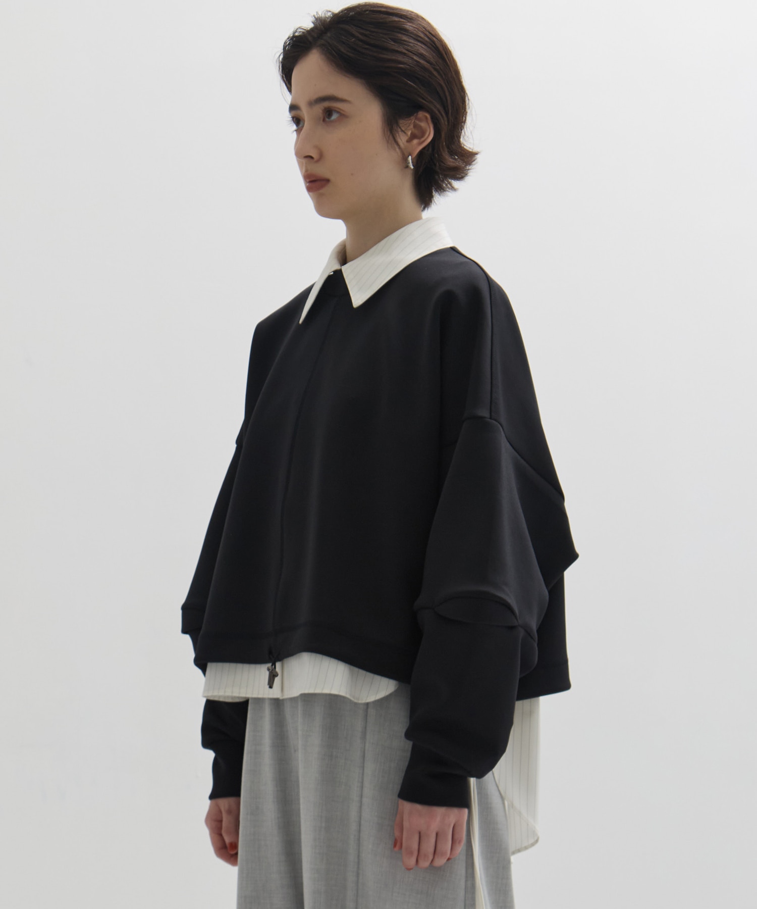 Draw Cord Cropped T UJOH