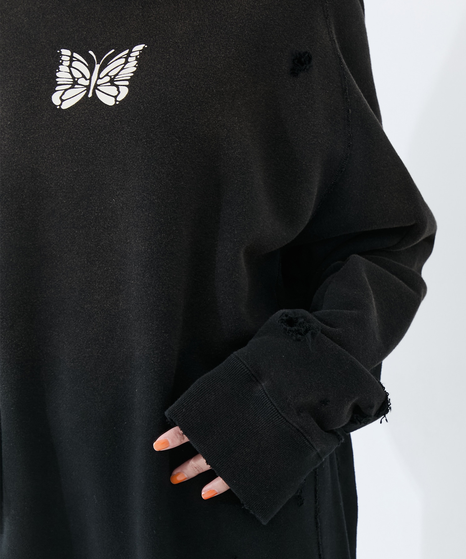 Deconstructed Sweat Shirt  Cotton French Terry Needles