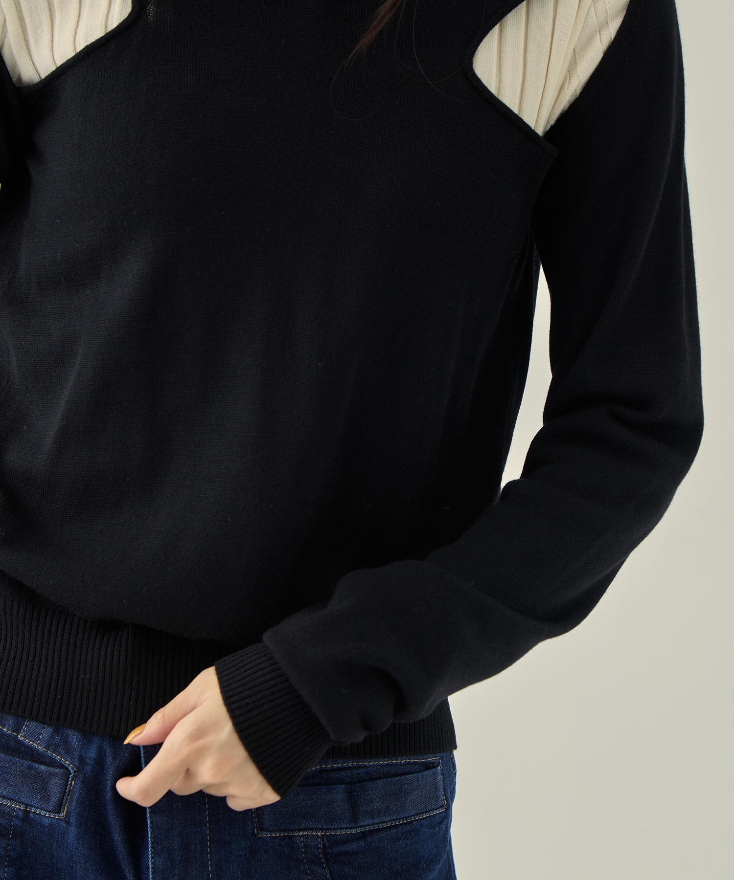 別注WAO-FK03-1002(肩開きニット） AKANE UTSUNOMIYA