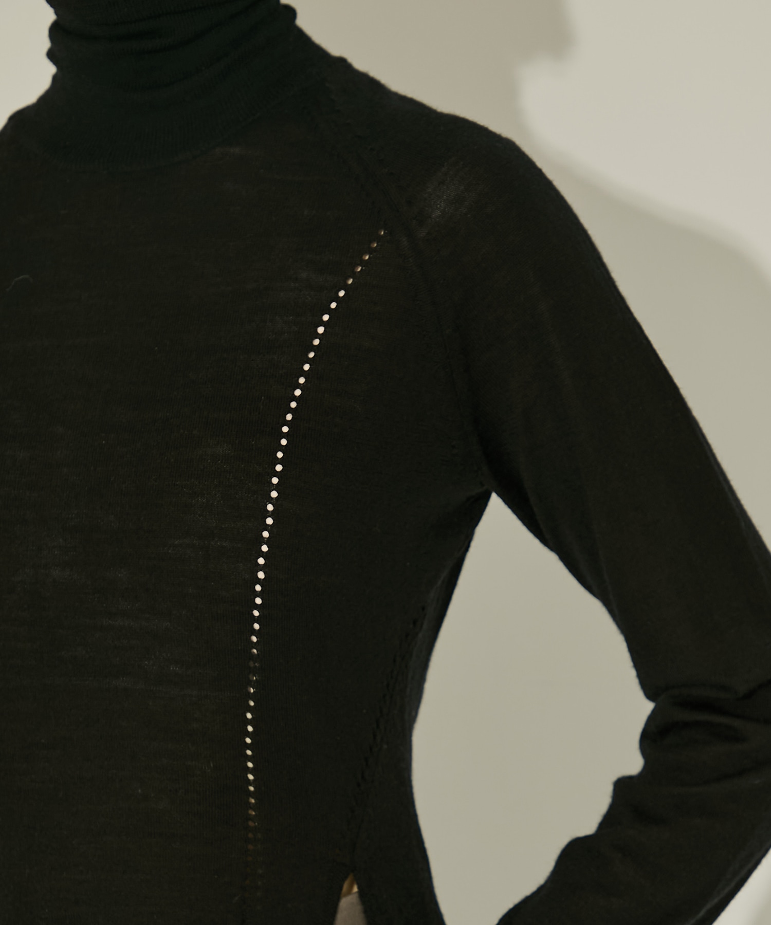 TURTLE NECK KNIT SWEATER JOHN LAWRENCE SULLIVAN