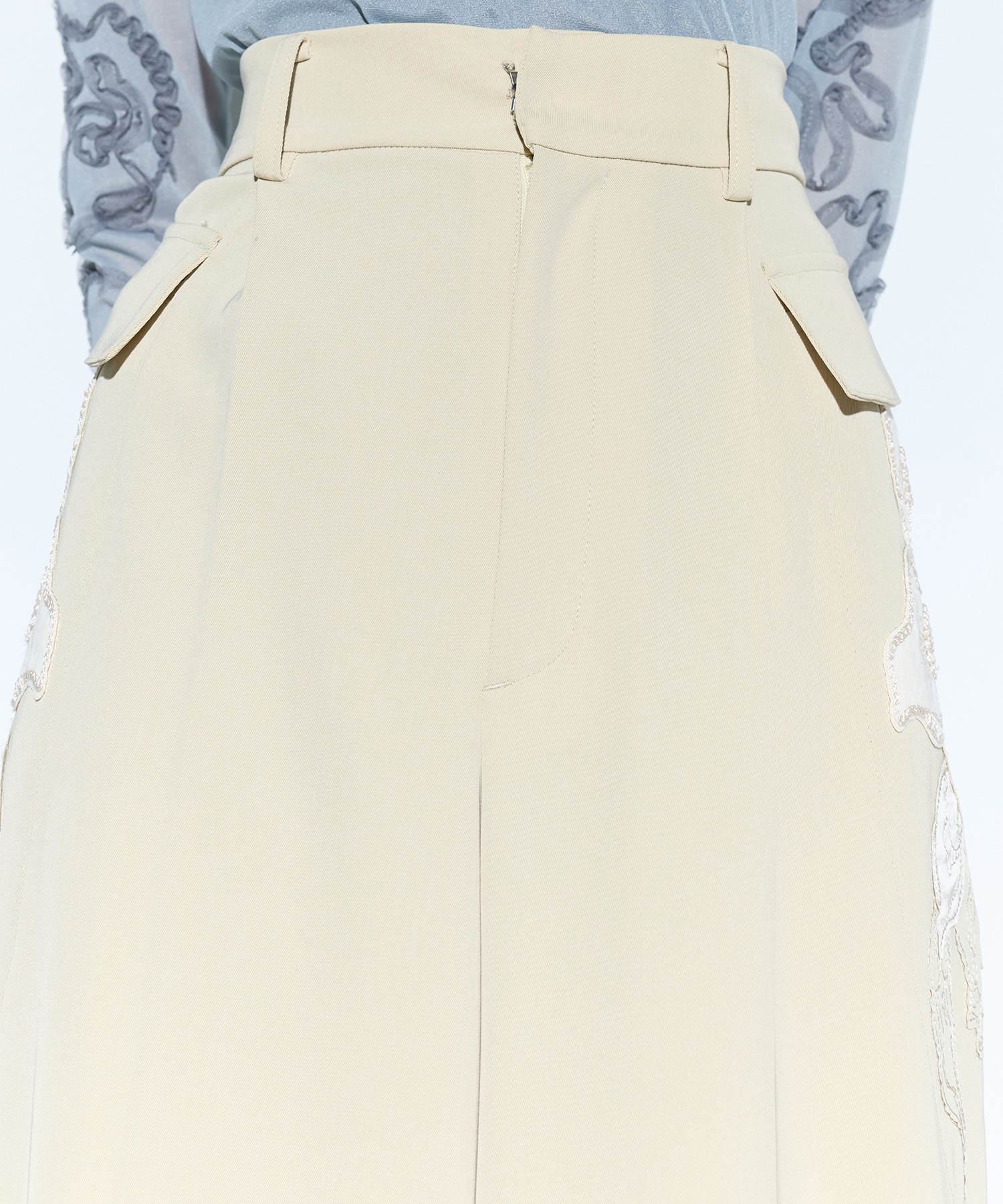 Patchwork embroidered slacks MURRAL