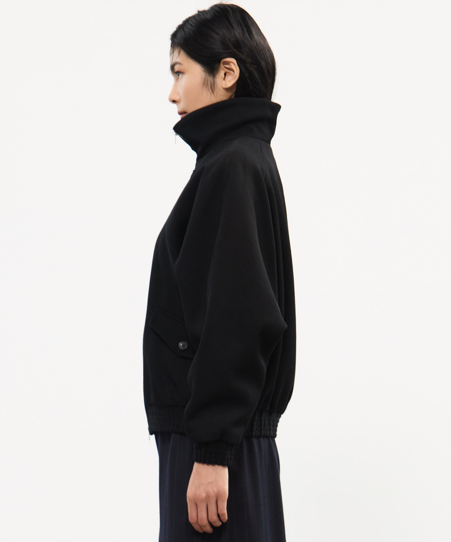 CAVARLY TWILL ZIP BLOUSON CINOH