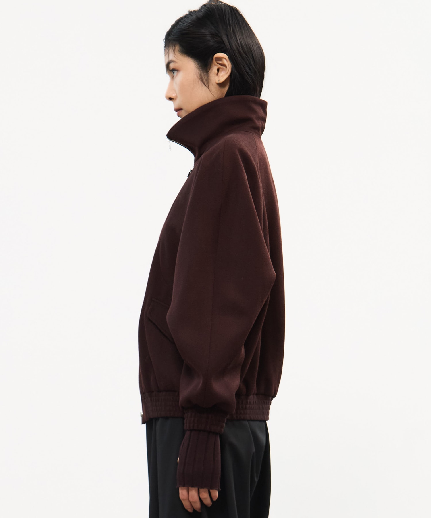 CAVARLY TWILL ZIP BLOUSON CINOH
