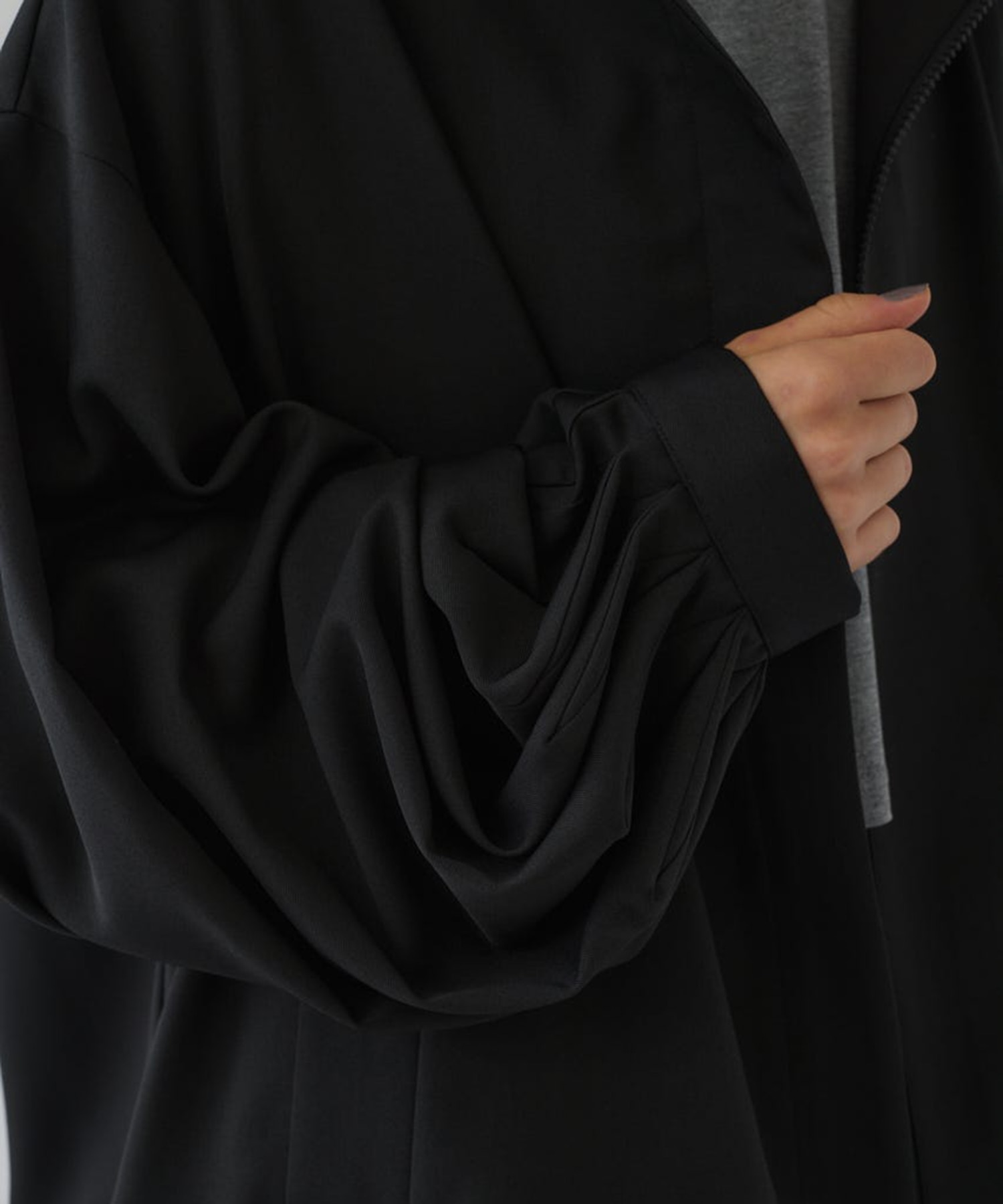 Stand collar tuck sleeve BZ RIM.ARK