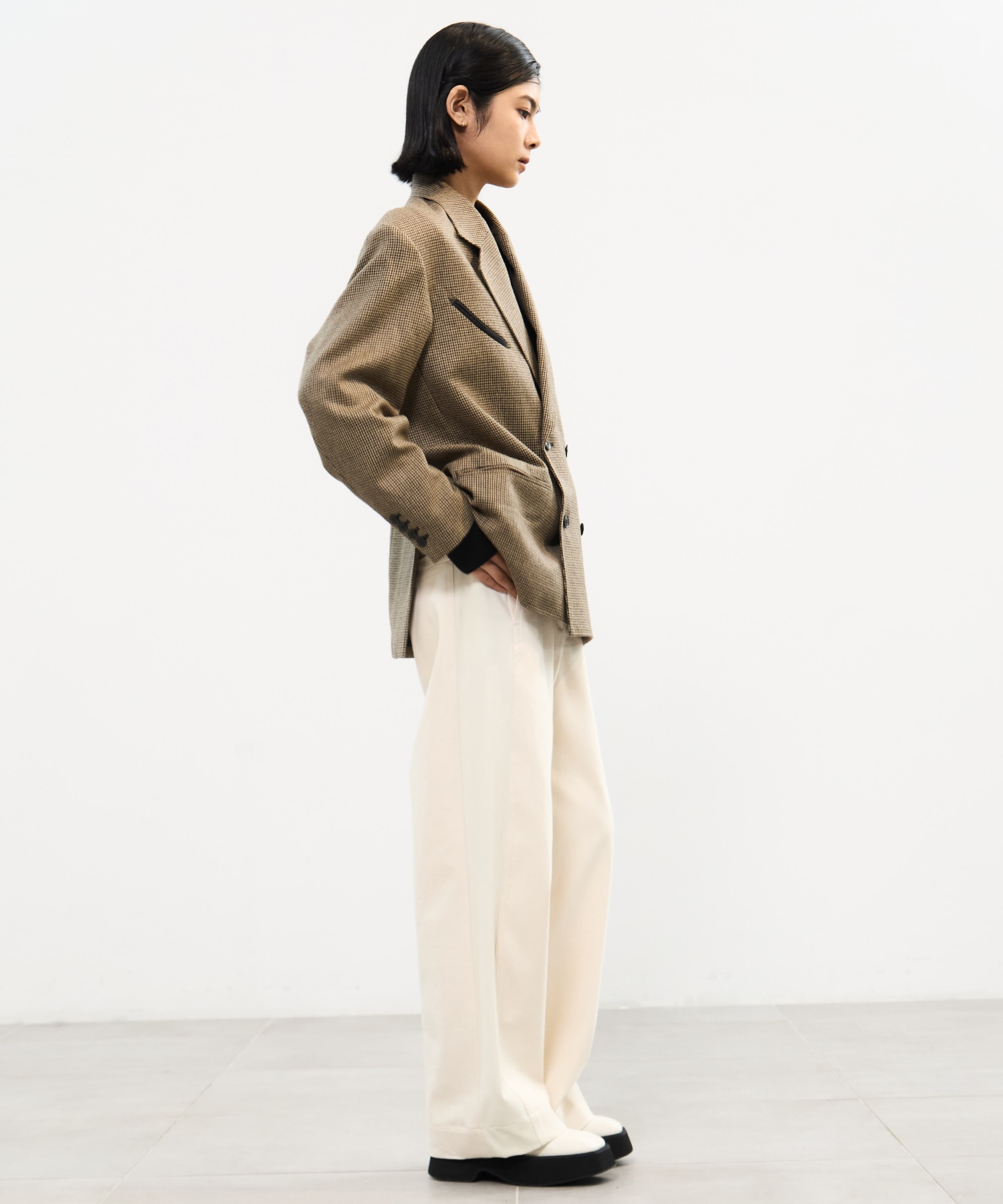 Wool check jacket TOGA