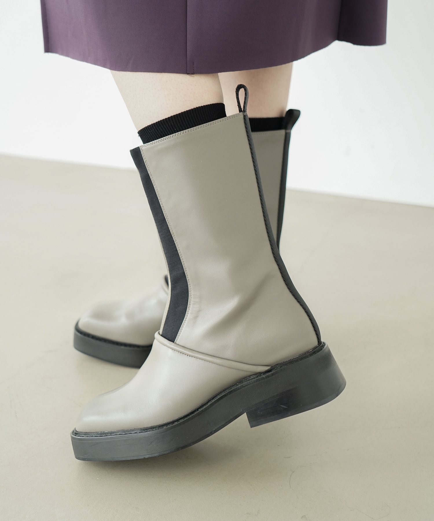 REVE LEATHER BOOTS ALM